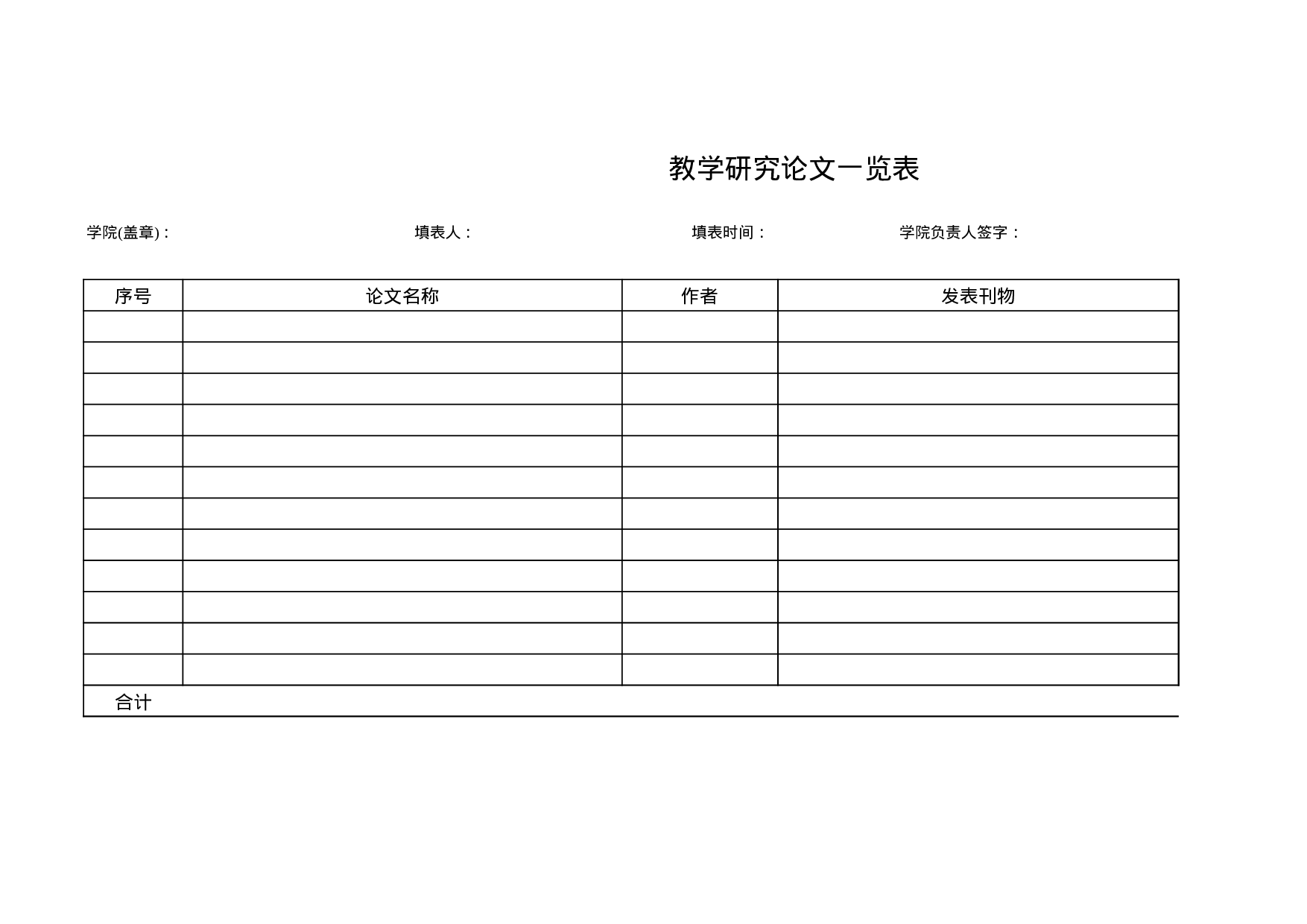 教学研究论文一览表.xls 第1页