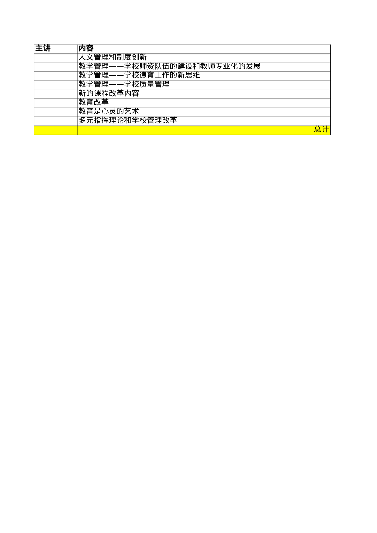 教学安排.xls 第1页