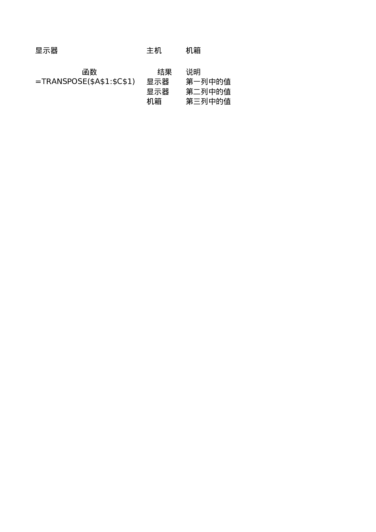 TRANSPOSE.xls 第1页