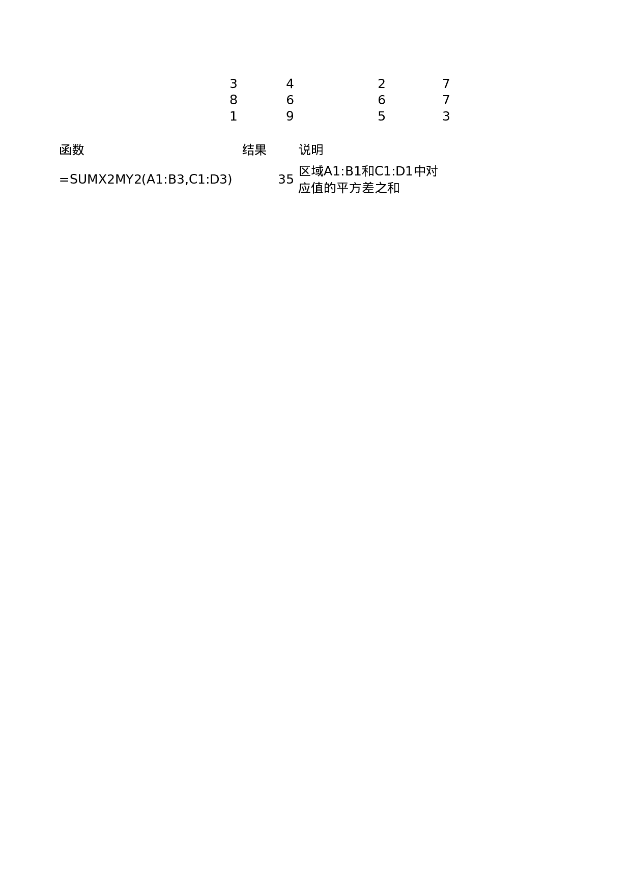 SUMX2MY2.xls 第1页