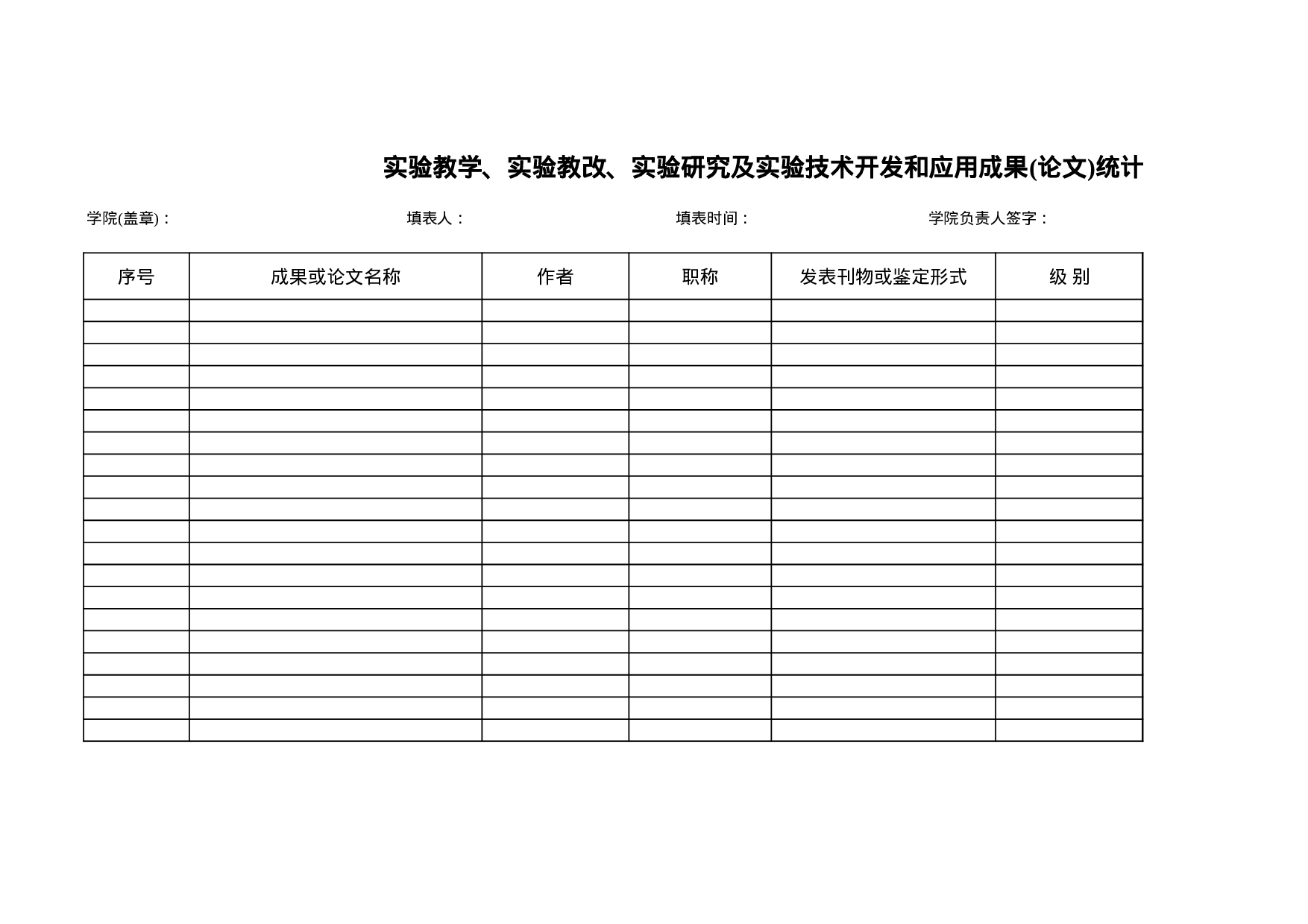 成果统计表.xls 第1页