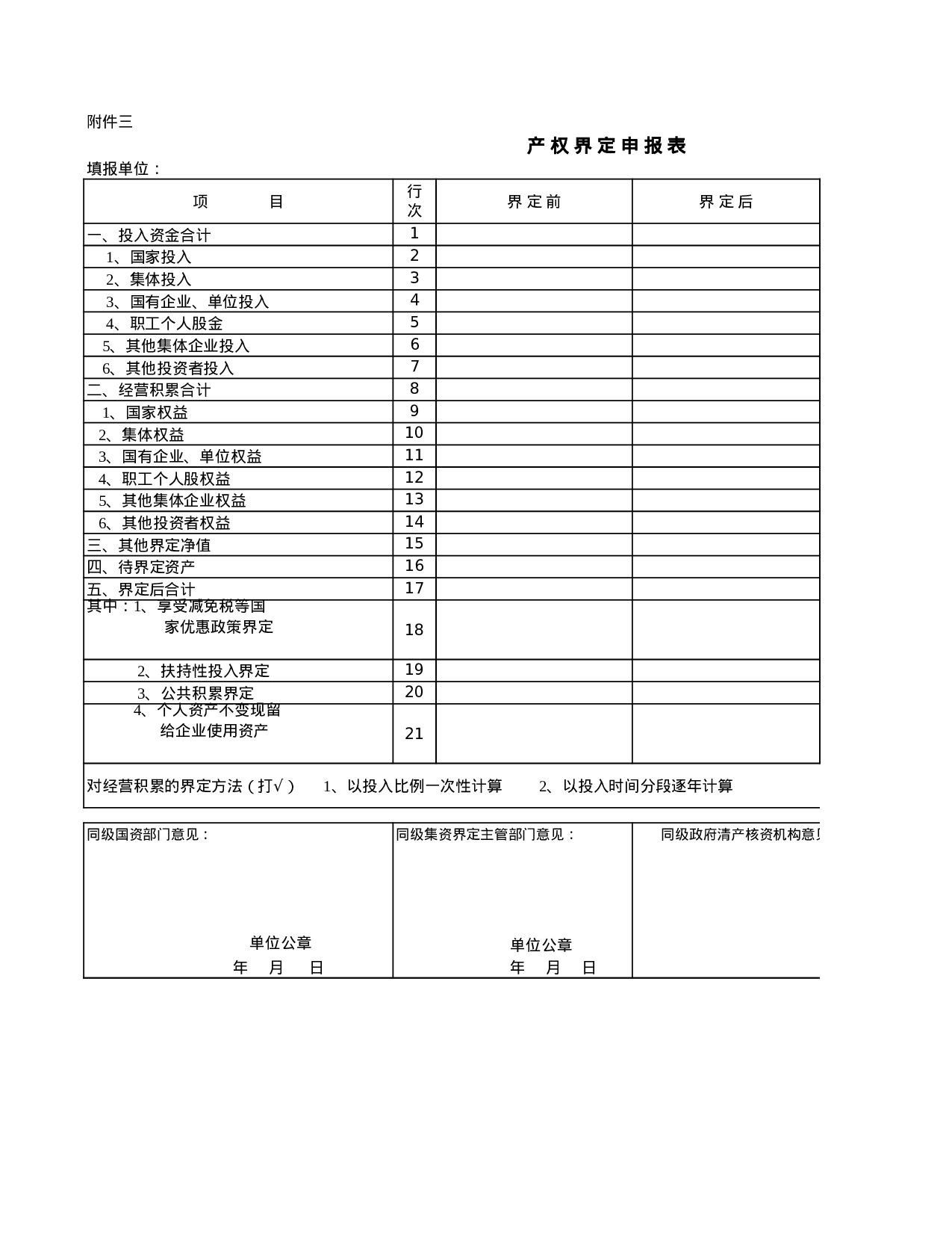 产权界定申报表.xls 第1页