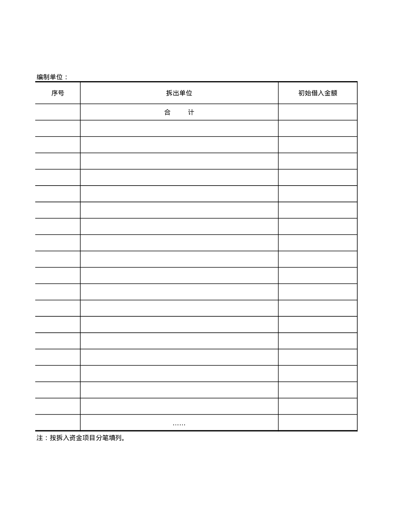 拆入(出)资金明细表.xls 第1页