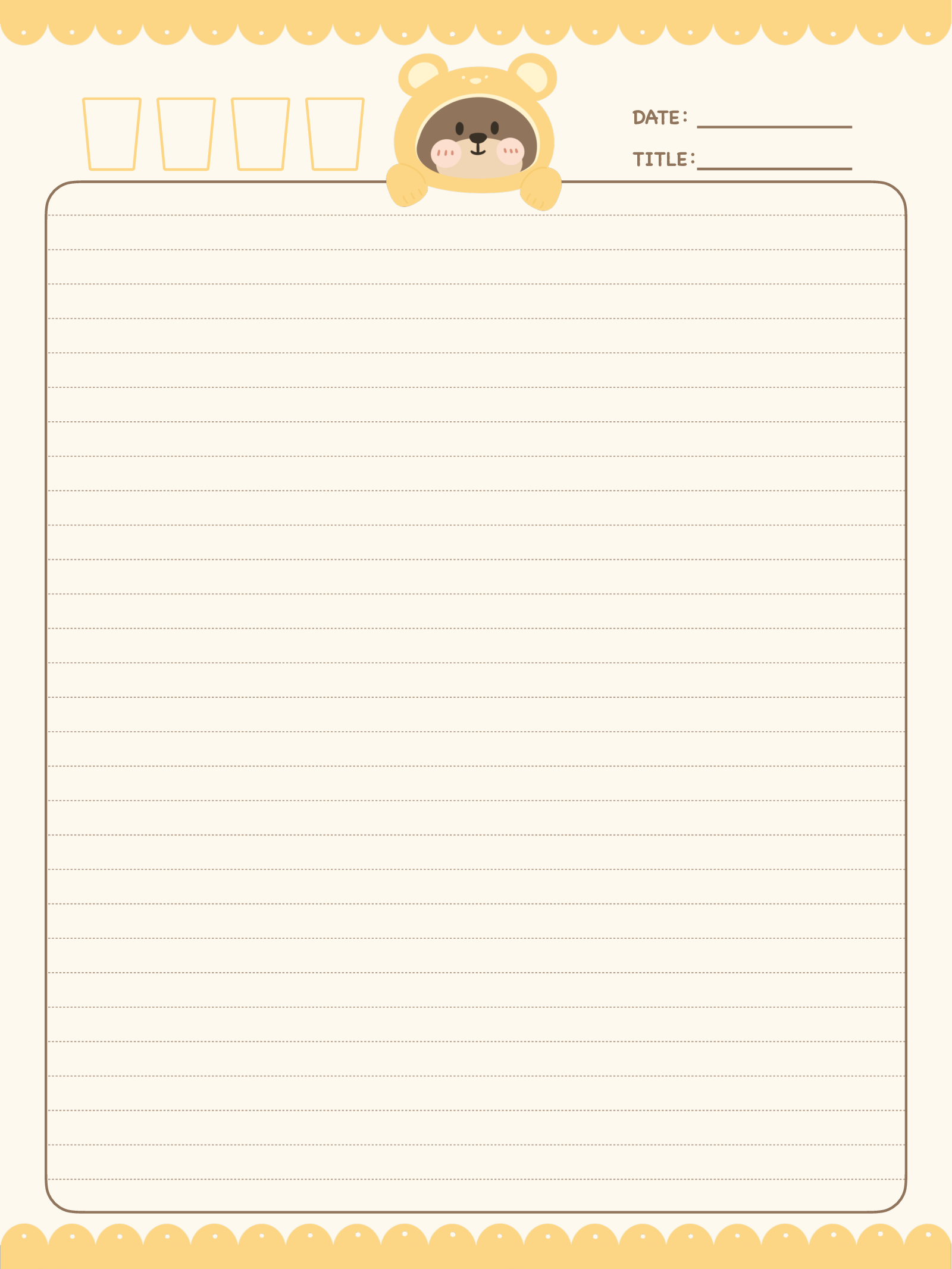 小熊花边蛋糕黄色笔记本（9种内页）.pdf 第4页