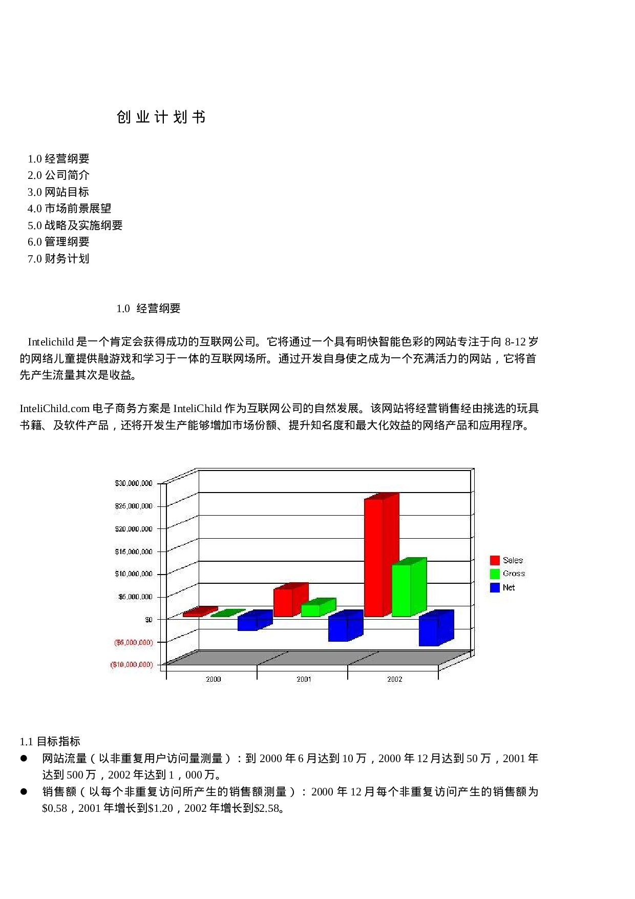 商业计划书实例.doc 第1页