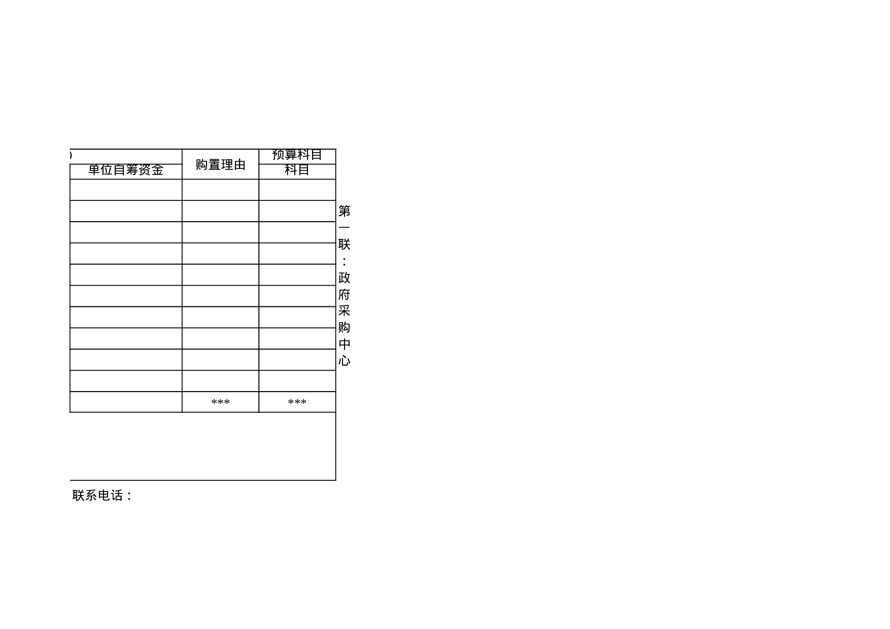 政府采购执行计划表.xls 第2页