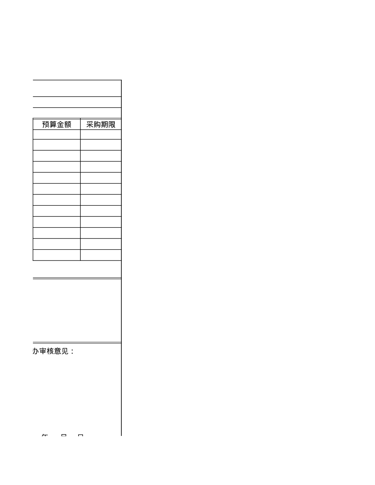 政府采购申请表.xls 第3页