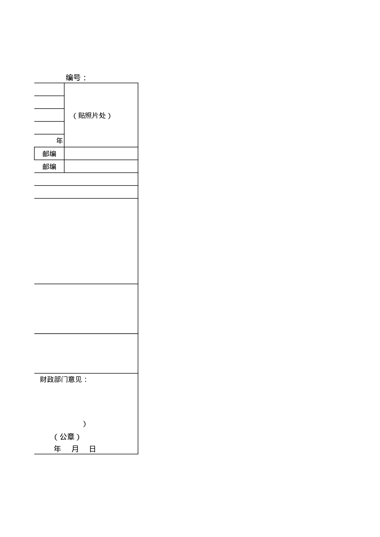 政府采购评审专家登记表.xls 第2页