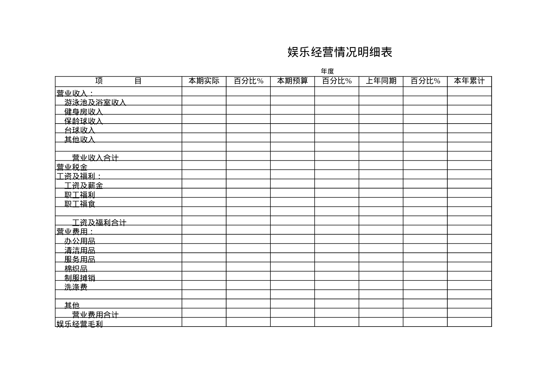 娱乐经营情况明细表.xls 第1页