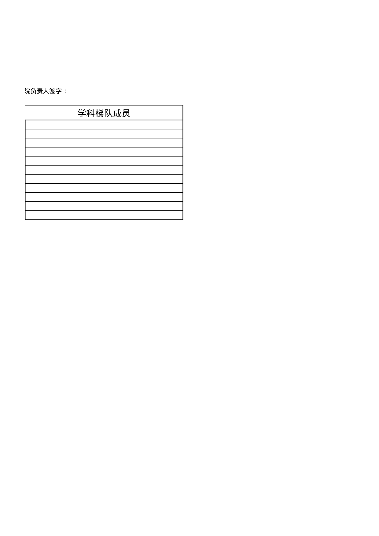 学院学术梯队情况统计表.xls 第2页