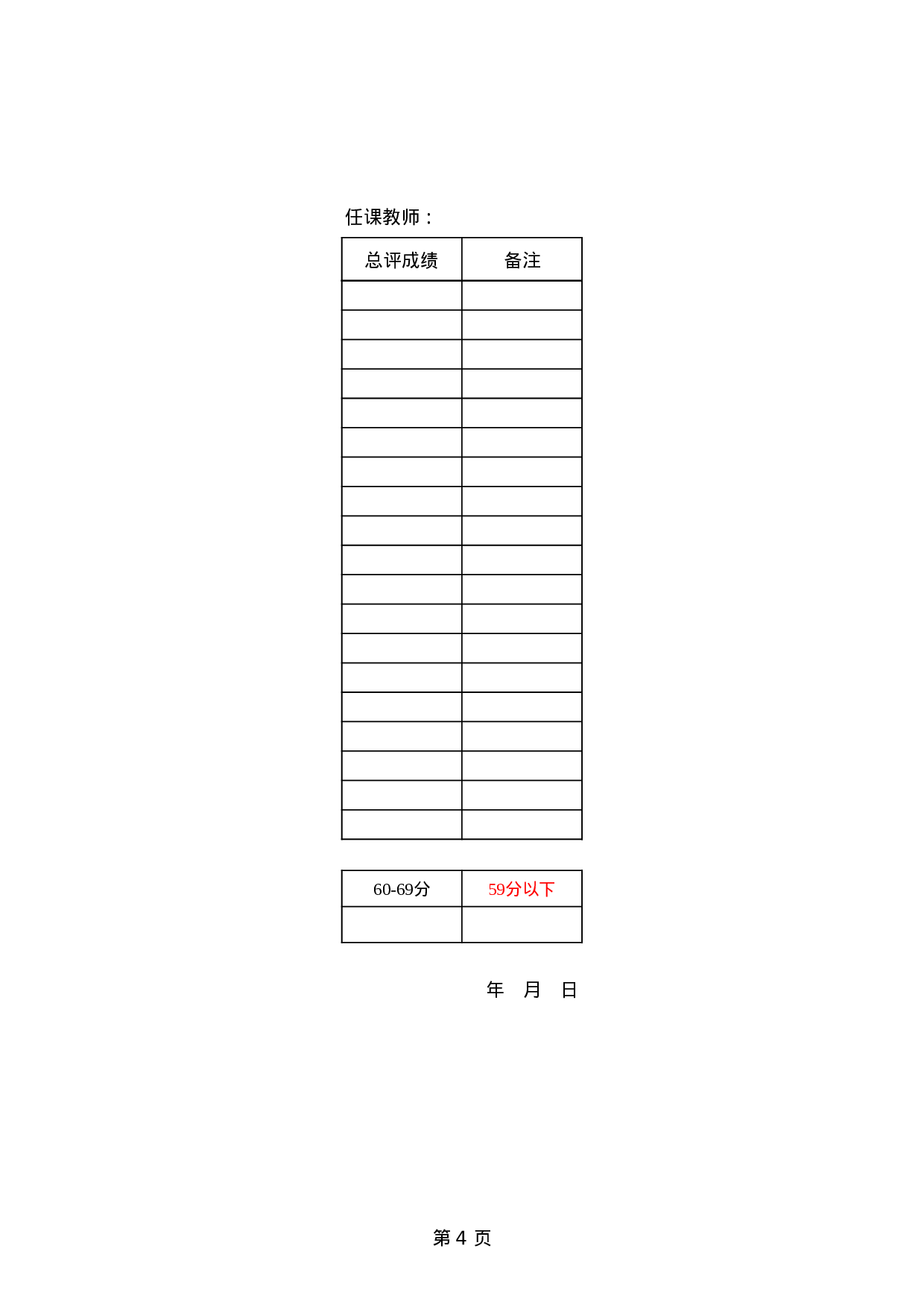 学生成绩报告单.xls 第4页