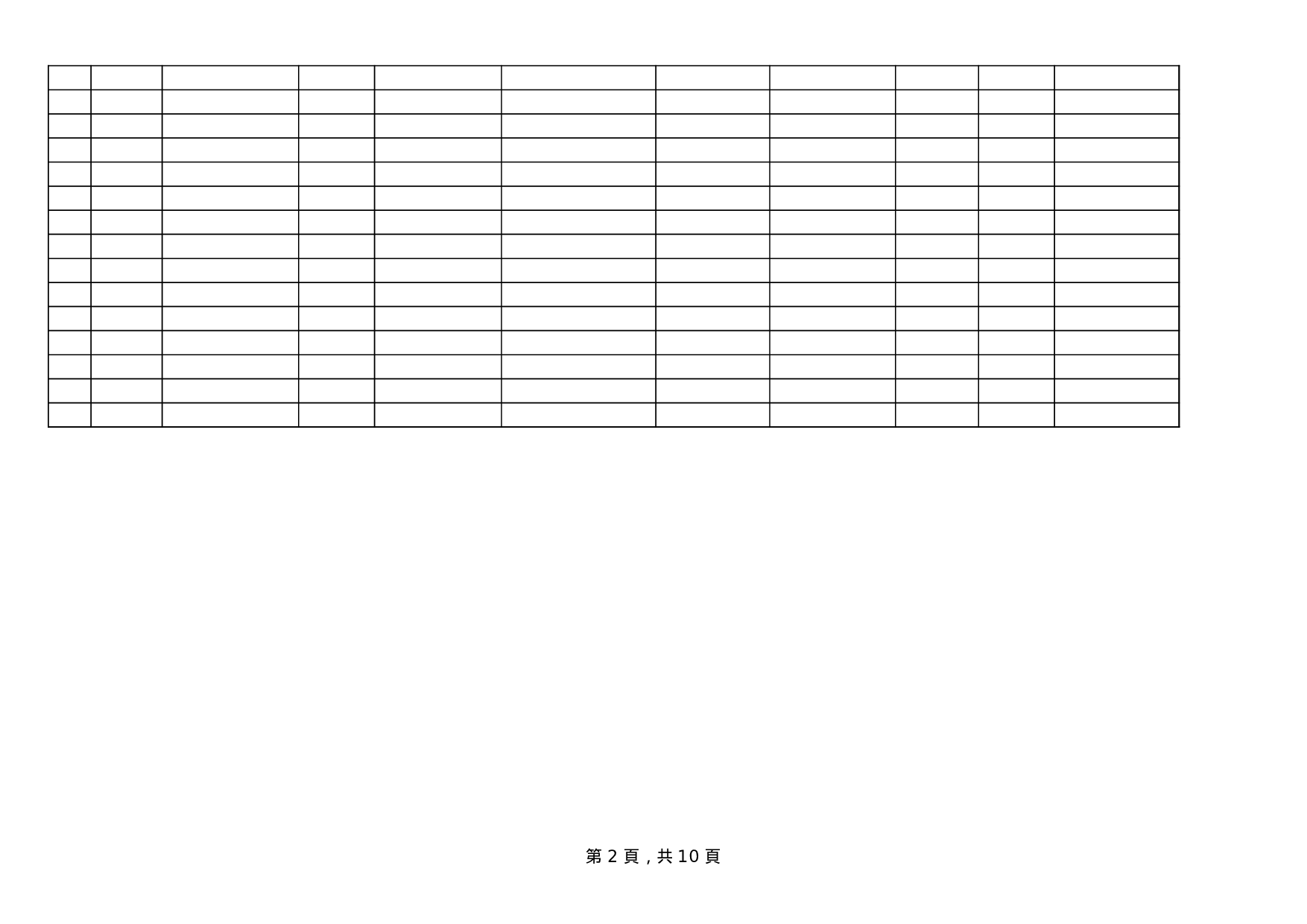 企业进料对帐表.xls 第2页