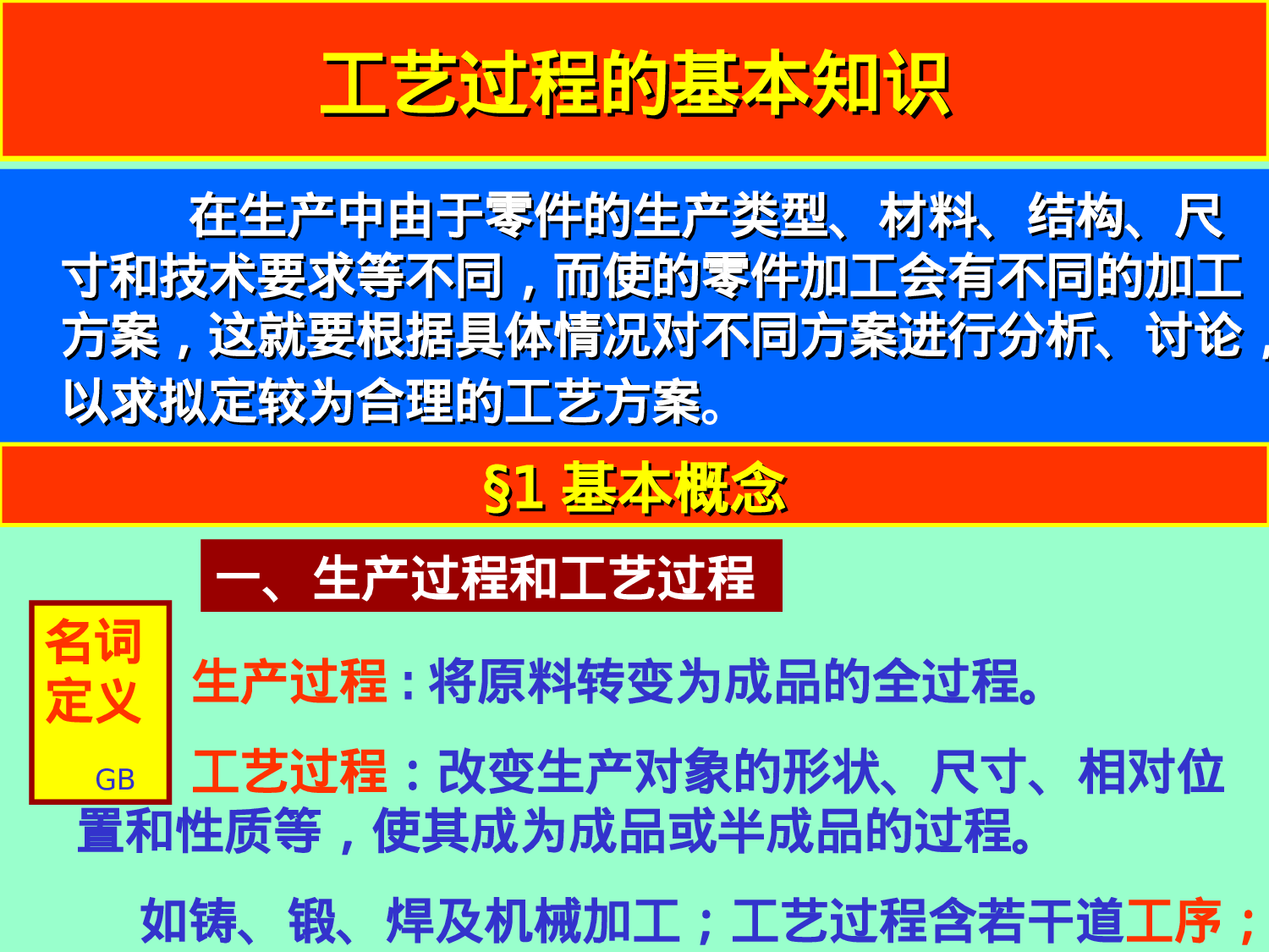 工艺过程的基本知识.ppt 第1页