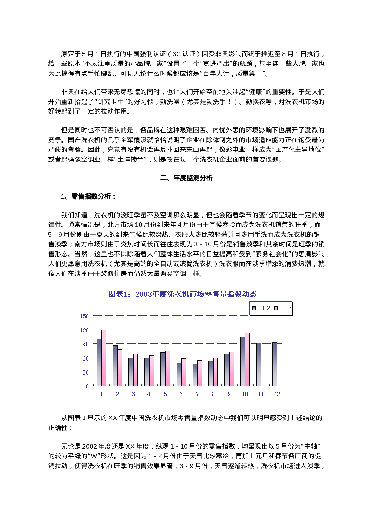 XX年中国洗衣机市场零售监测分析报告.doc 第2页