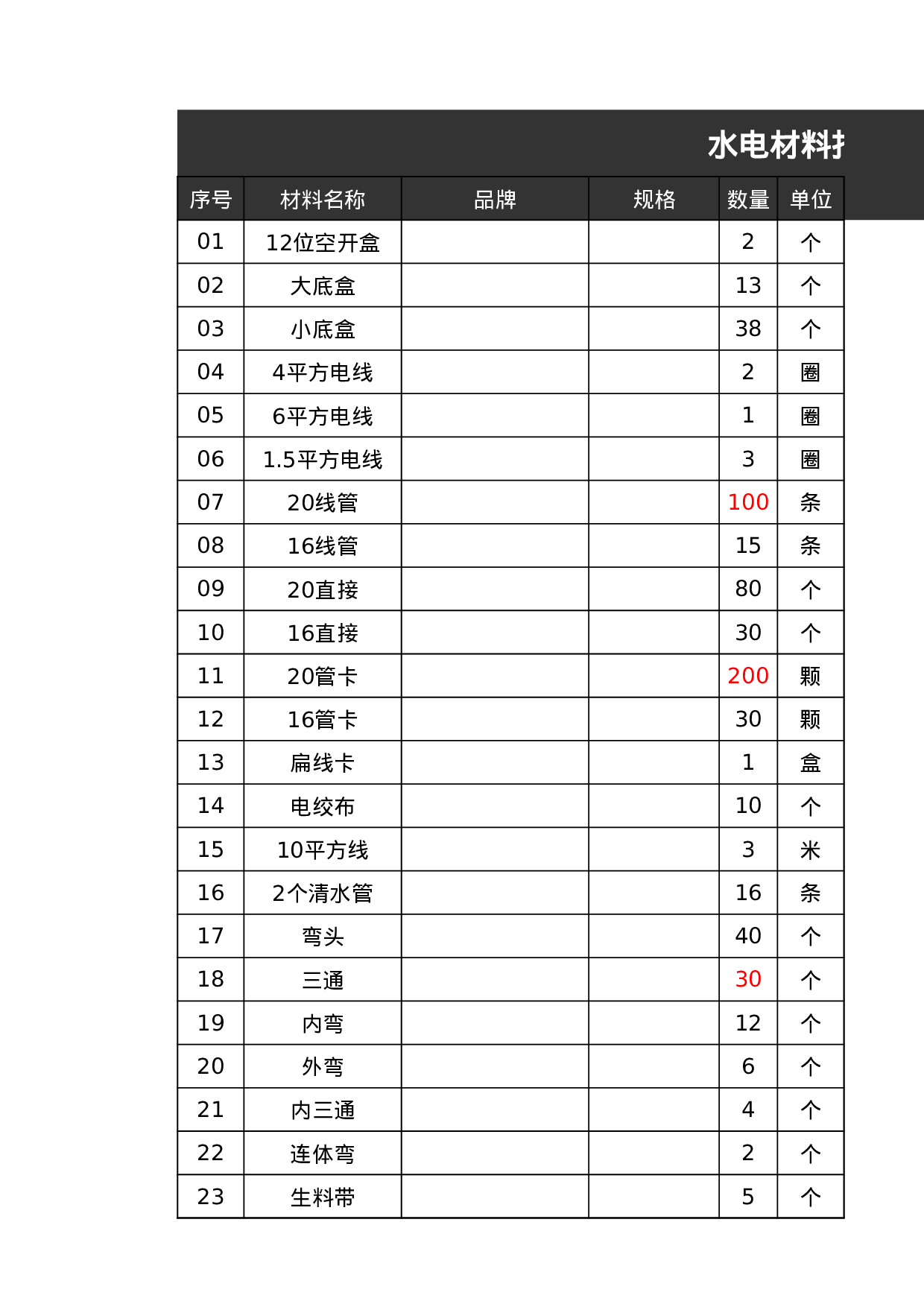 报价单excel模板 (27).xls 第1页