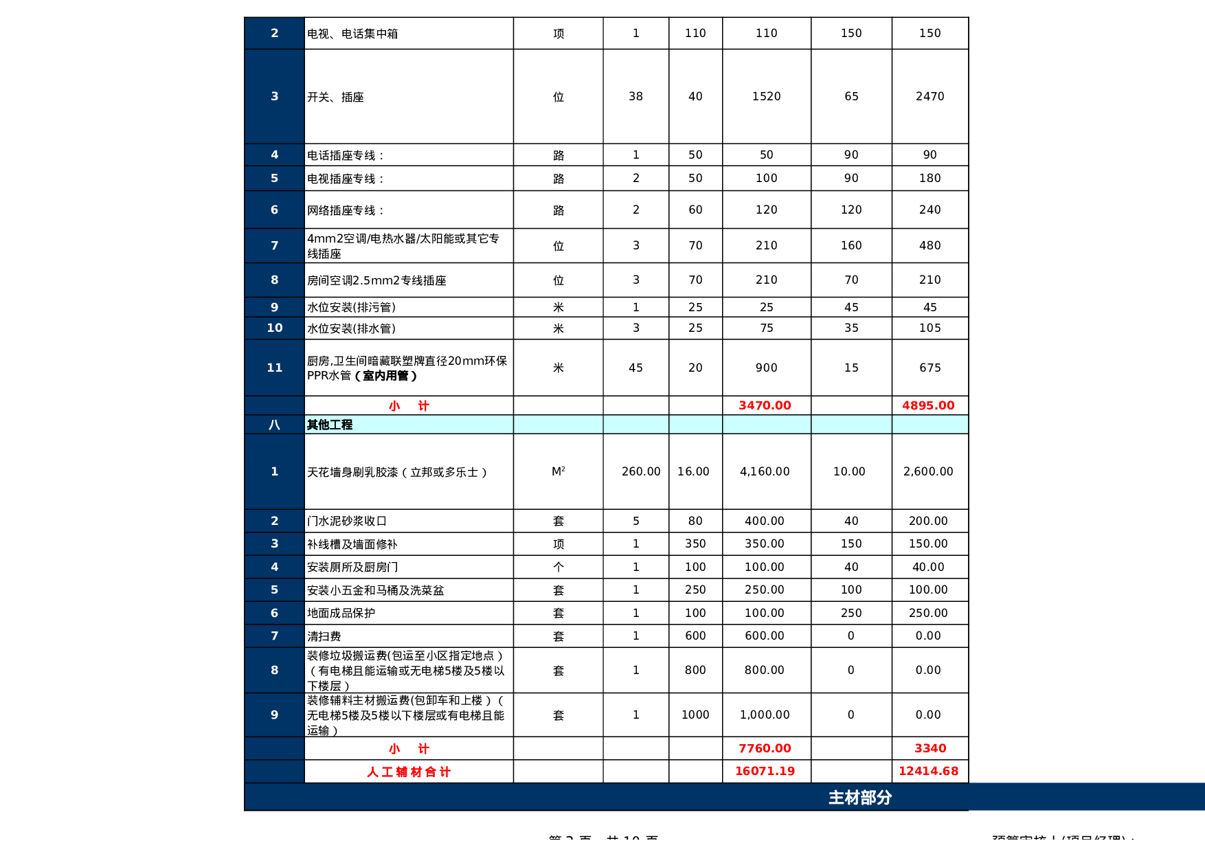 报价单excel模板 (20).xls 第3页