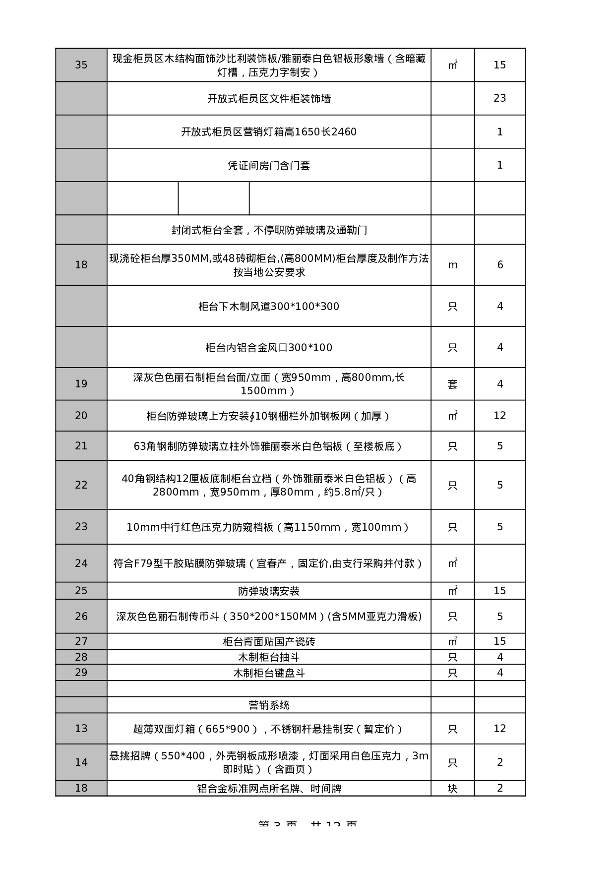 报价单excel模板 (12).xls 第3页