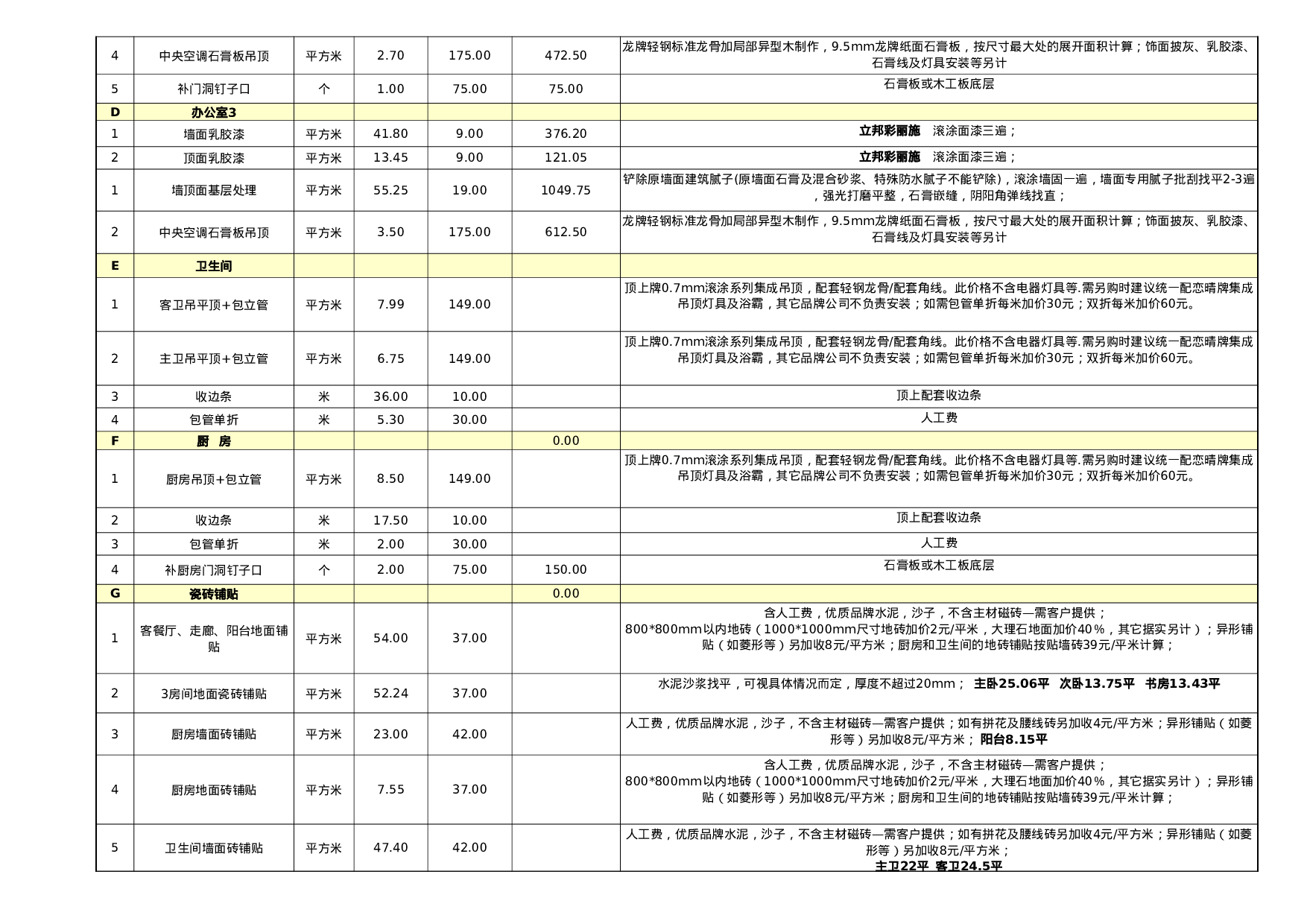 报价单excel模板 (10).xls 第4页