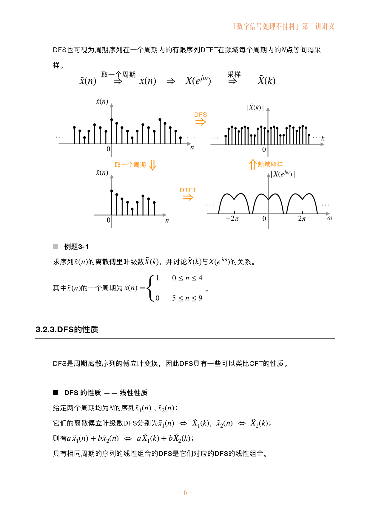 数字信号处理不挂科讲义-3-离散傅立叶变换.pdf 第6页