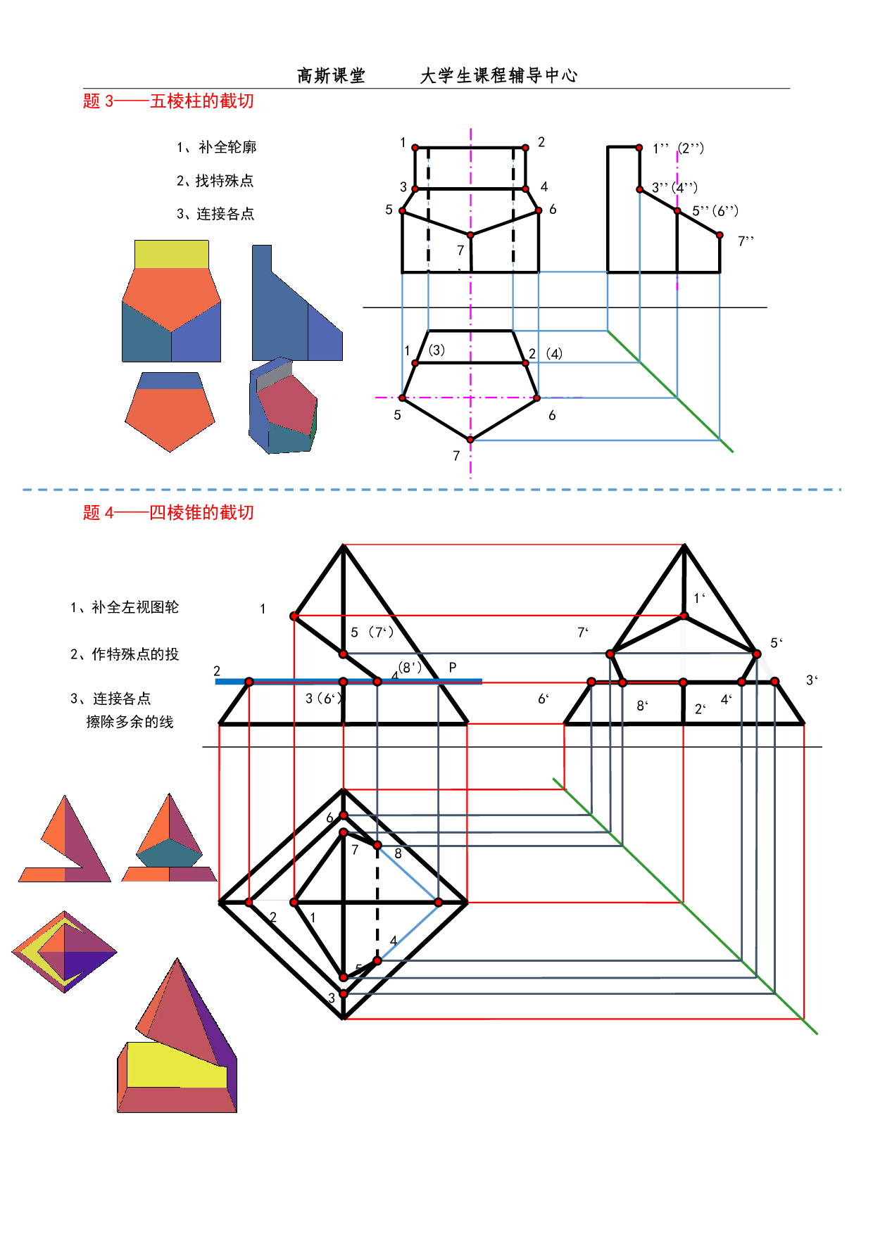 课时3 截交和相贯.pdf 第3页
