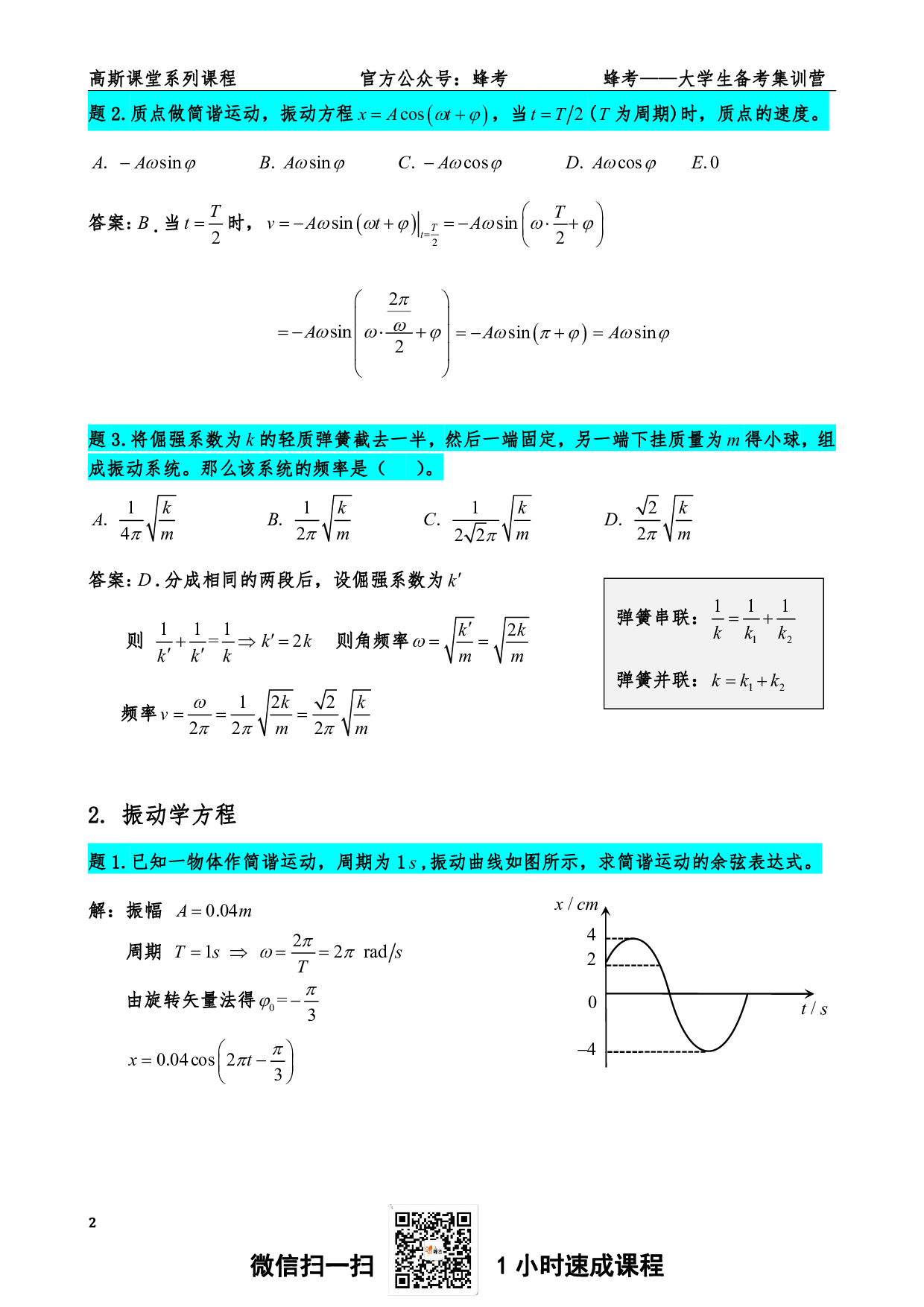 《振动与波动》讲义笔记【高斯课堂】.pdf 第3页