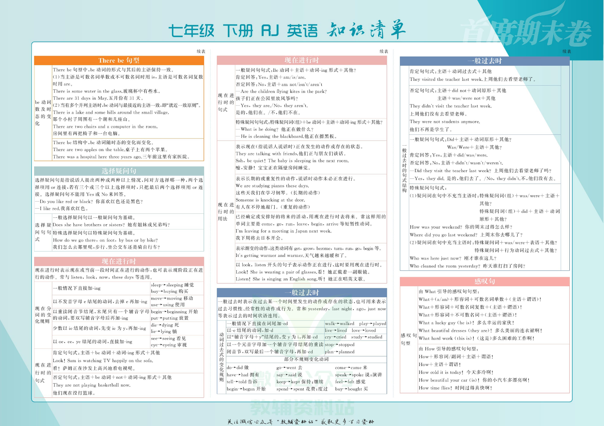 首席期末卷七年级下册英语人教版教师用书.pdf 第3页