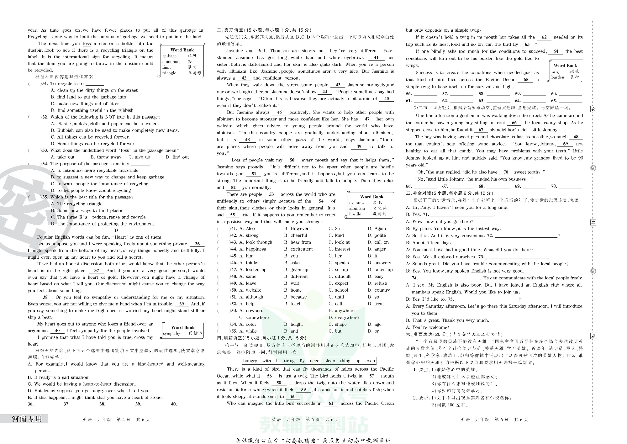 王朝霞期末复习压台卷九年级上册英语河南专用.pdf 第2页