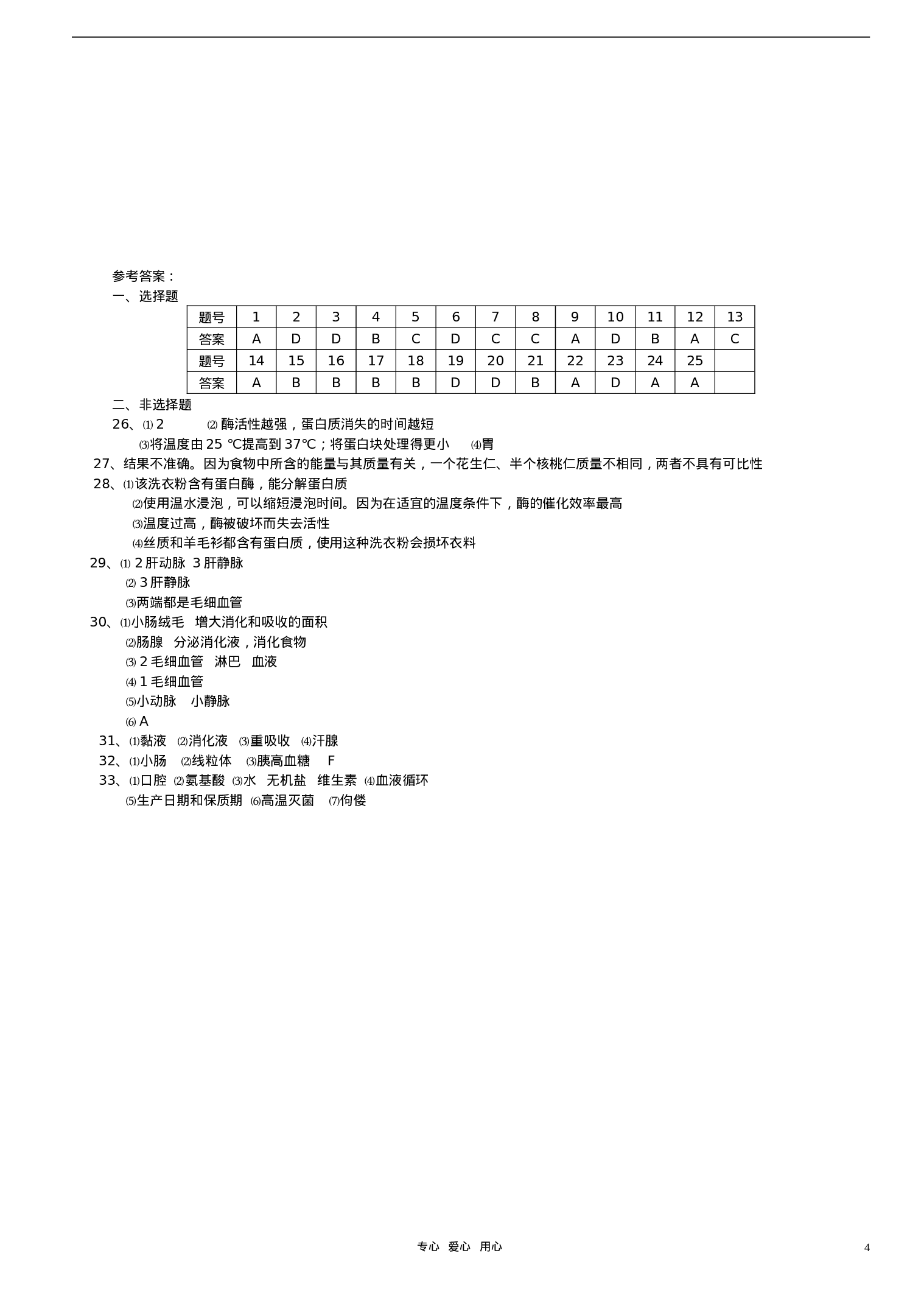 初中生物奥赛培训测试题(五).doc 第4页