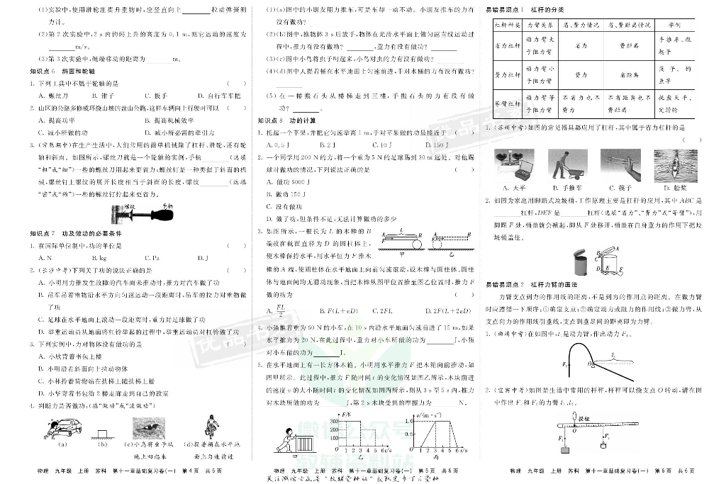 优品单元与期末九年级上册物理苏科版教师用书.pdf 第4页