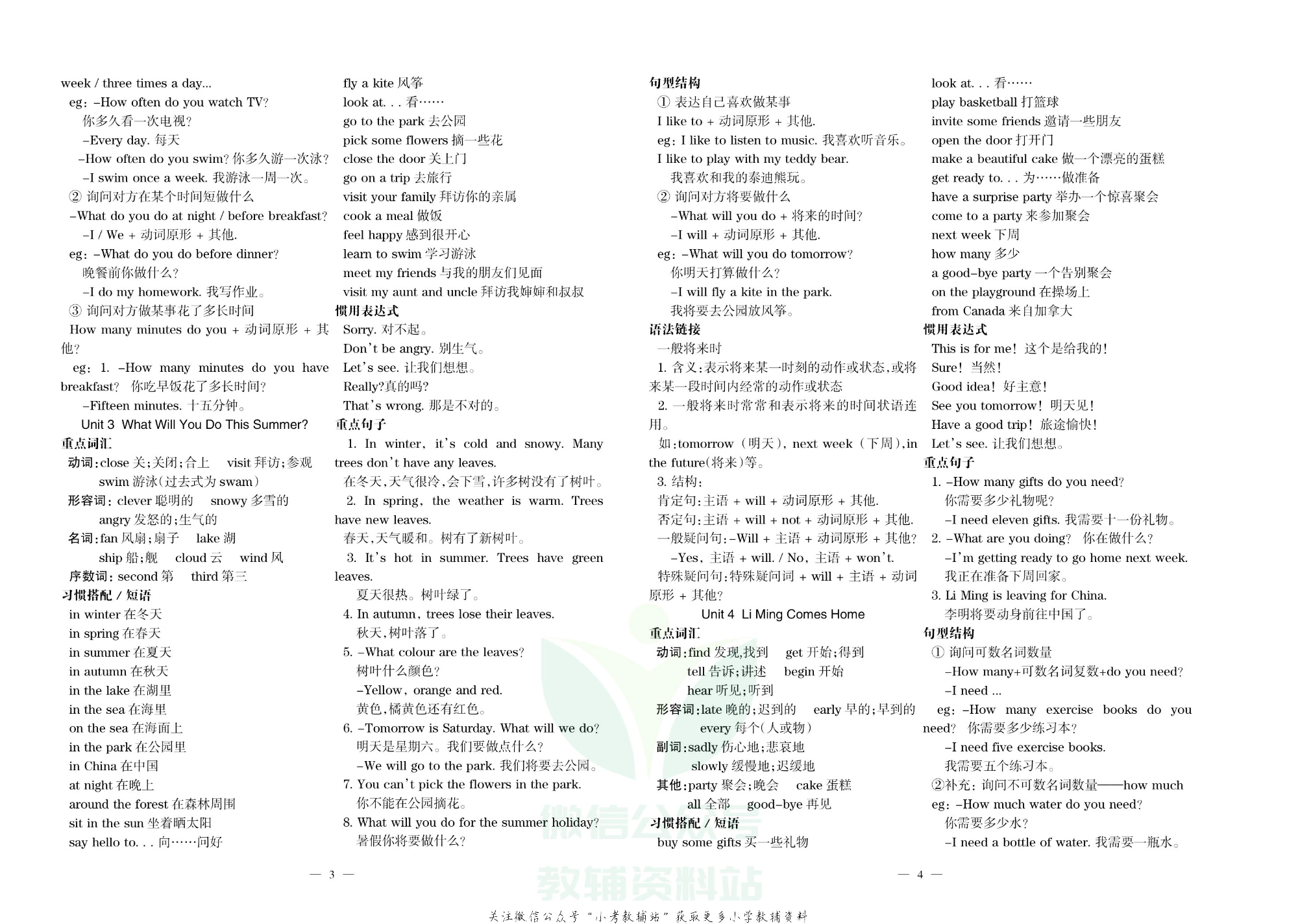 金钥匙期末冲刺100分六年级下册英语冀教版去答案版.pdf 第3页