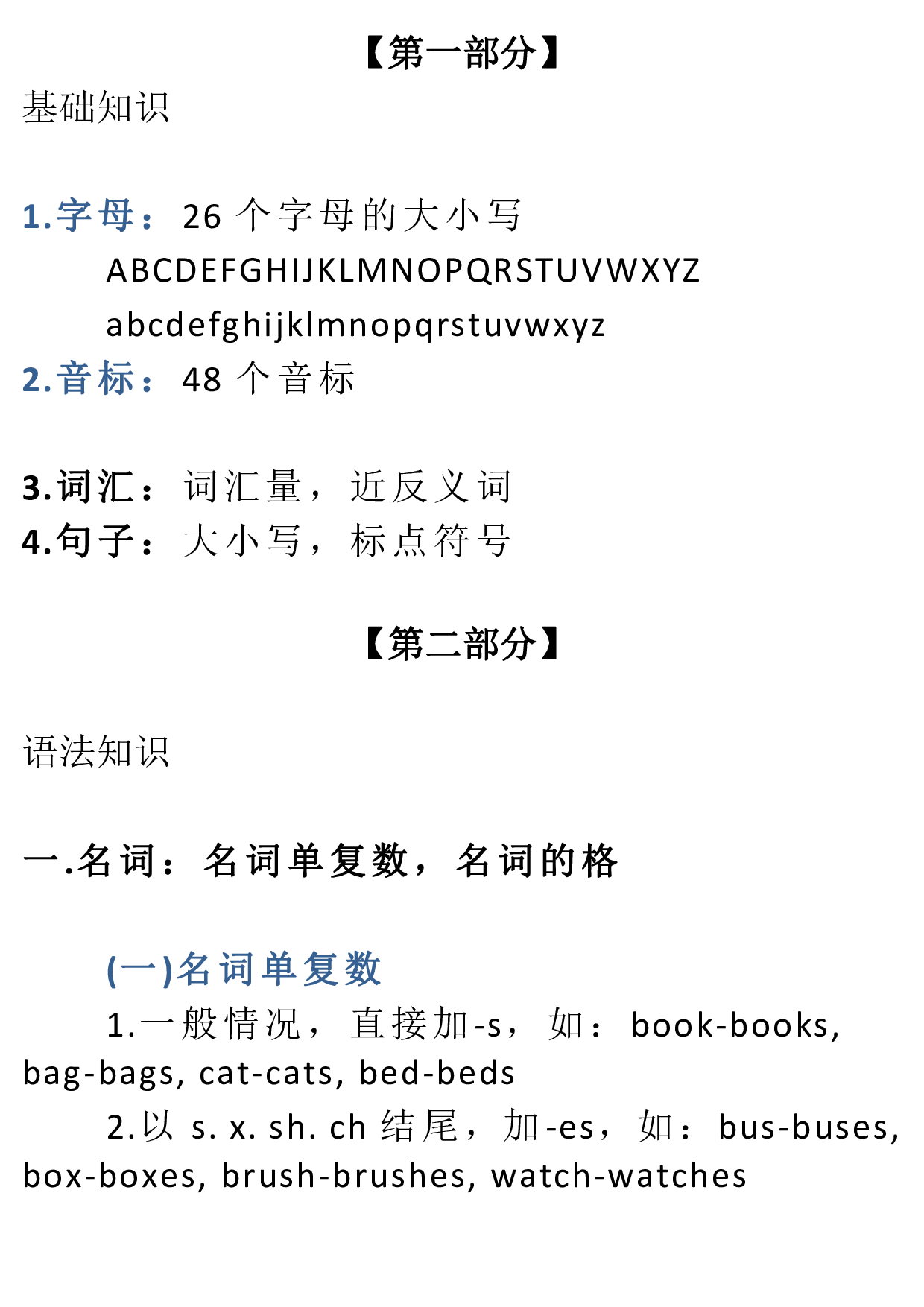 小学1-6年级英语基础知识汇总.pdf 第1页