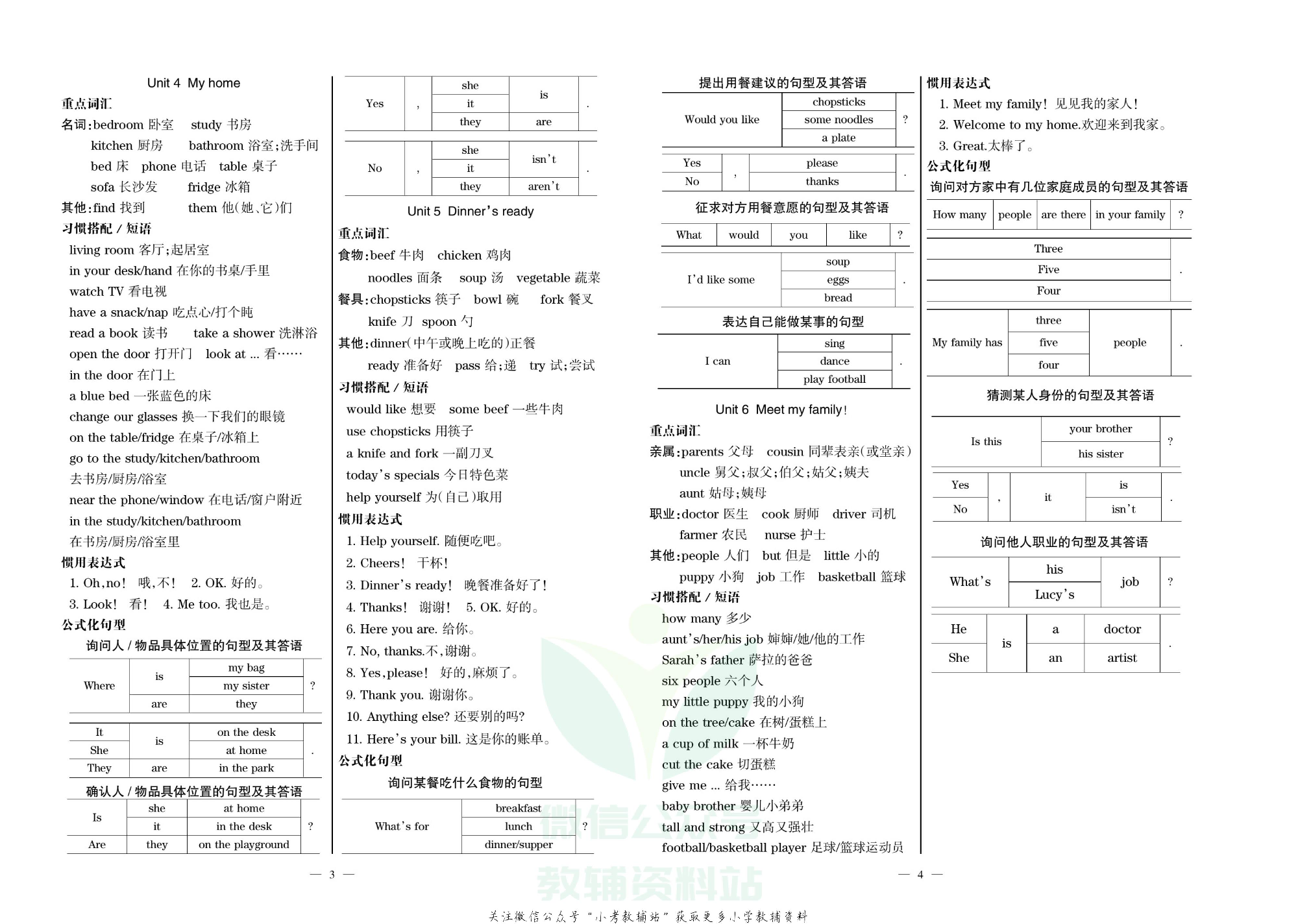 金钥匙期末冲刺100分四年级上册英语人教PEP版教师用书.pdf 第3页