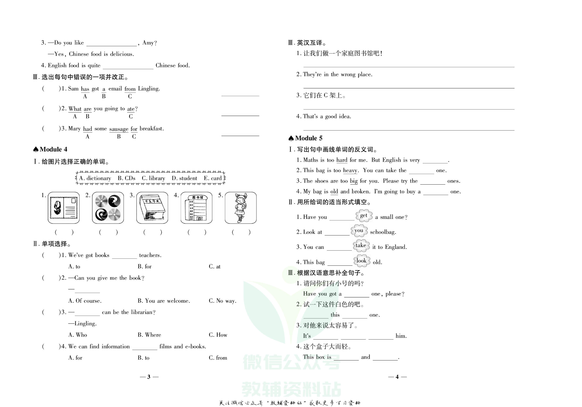 聚优《期末冲刺100分》五年级下册英语外研版.pdf 第5页