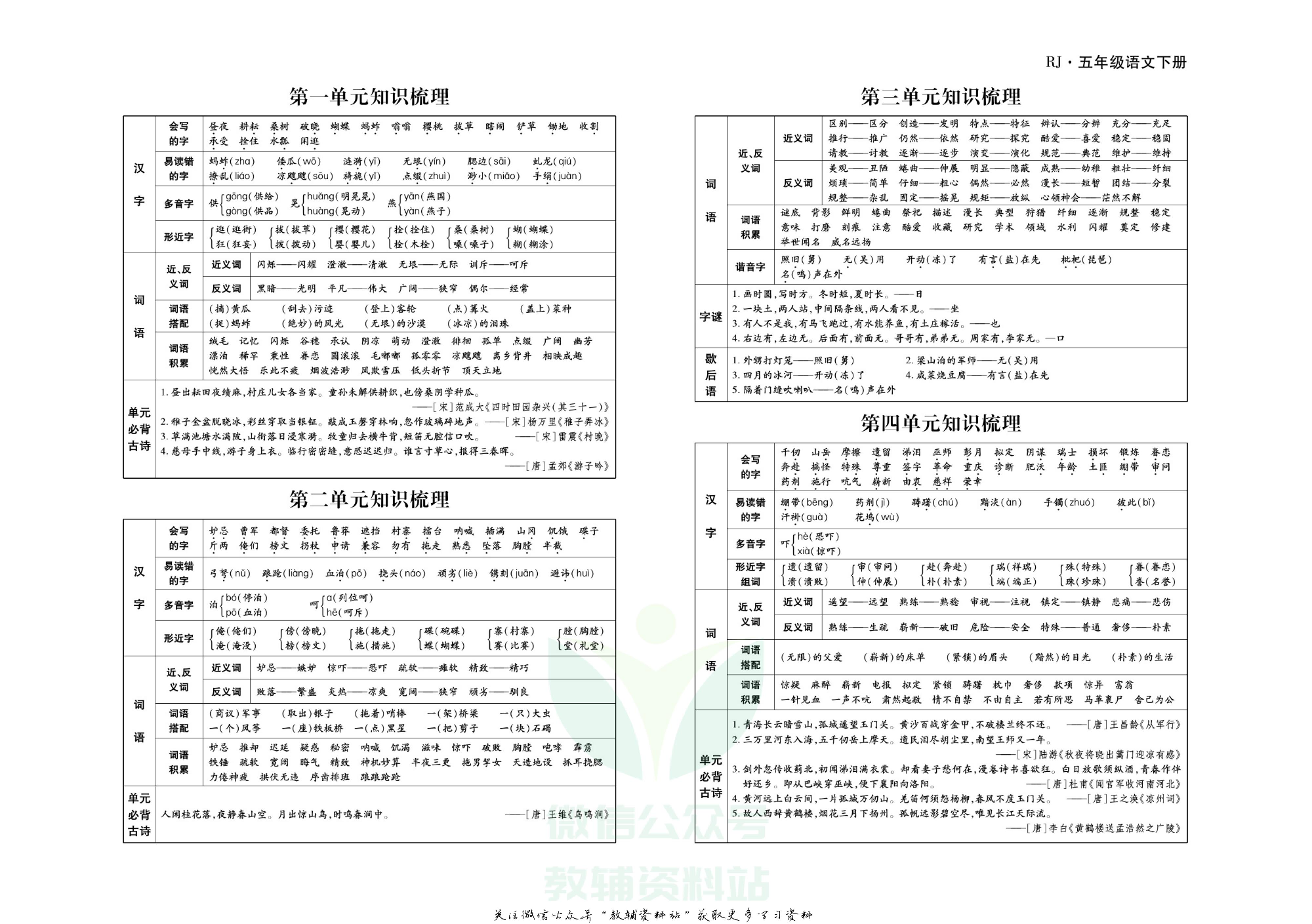 聚优《引领期末》五年级下册语文人教版.pdf 第2页