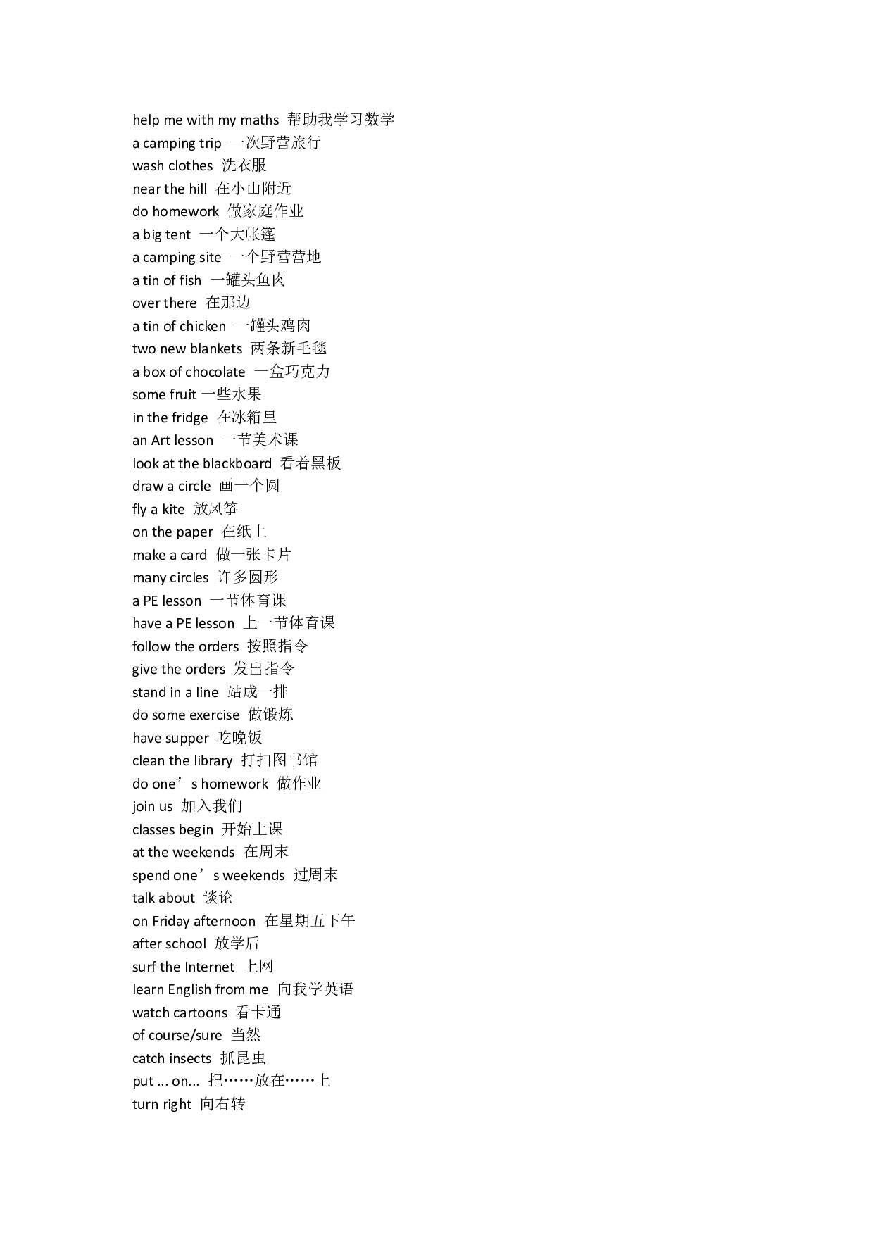 小学英语常用短语汇总.pdf 第6页