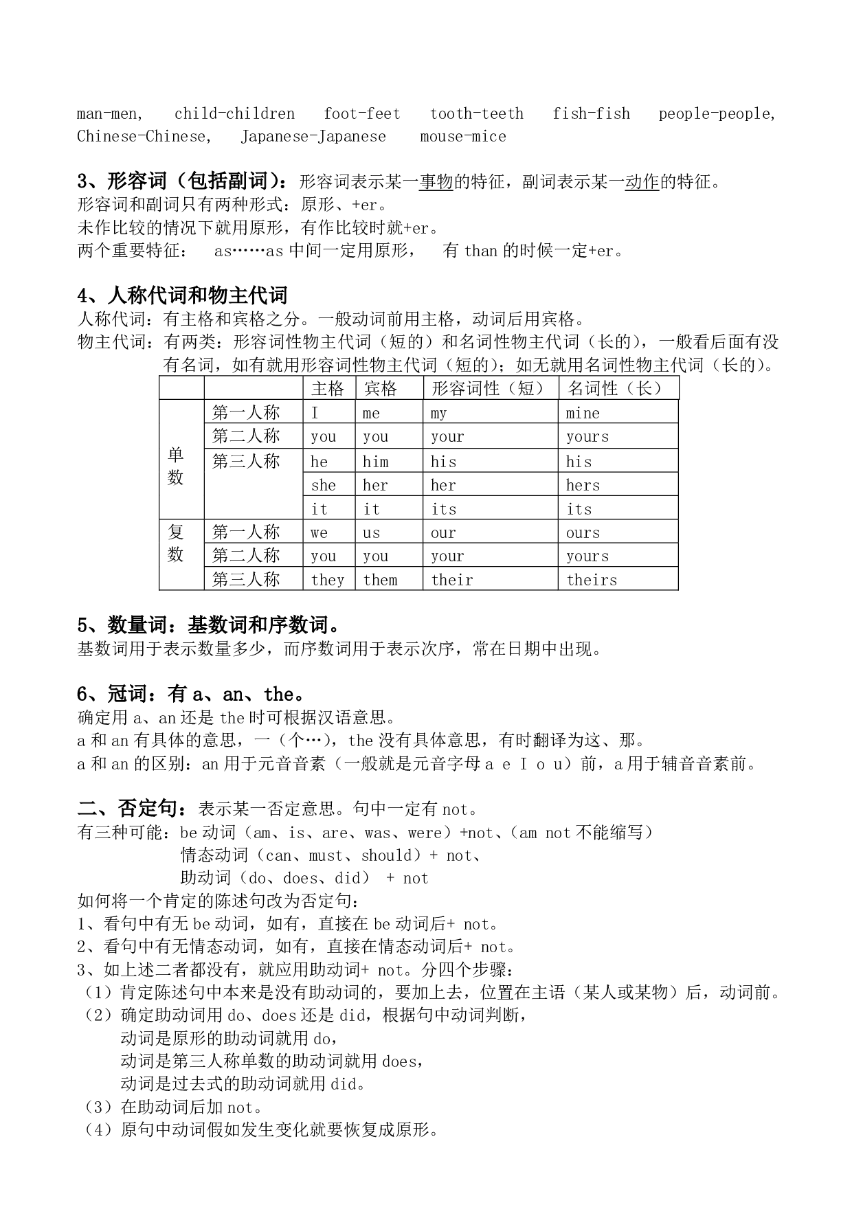 小学英语1-6年级基础知识点汇总.pdf 第2页