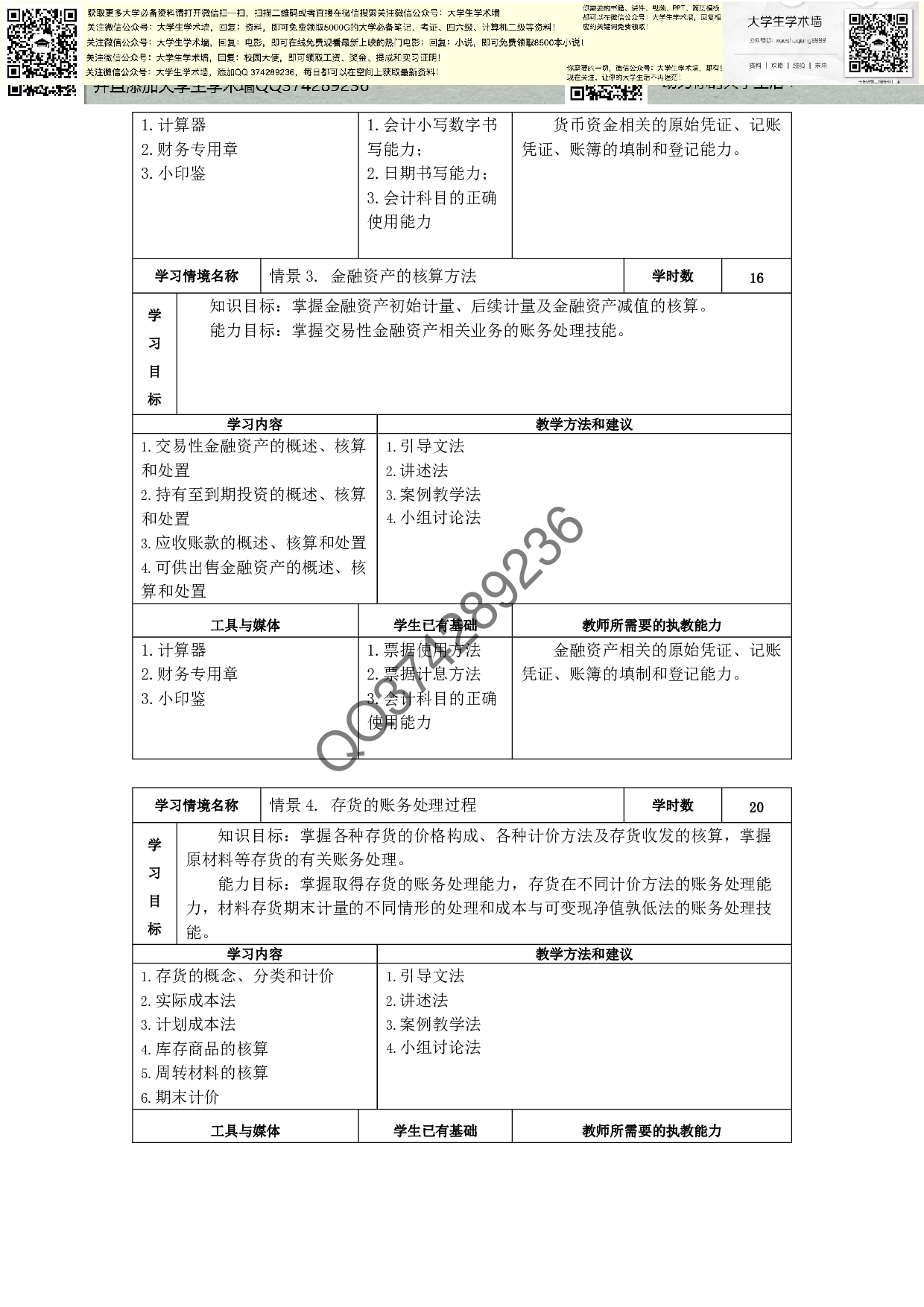 《财务会计》课程标准.pdf 第4页