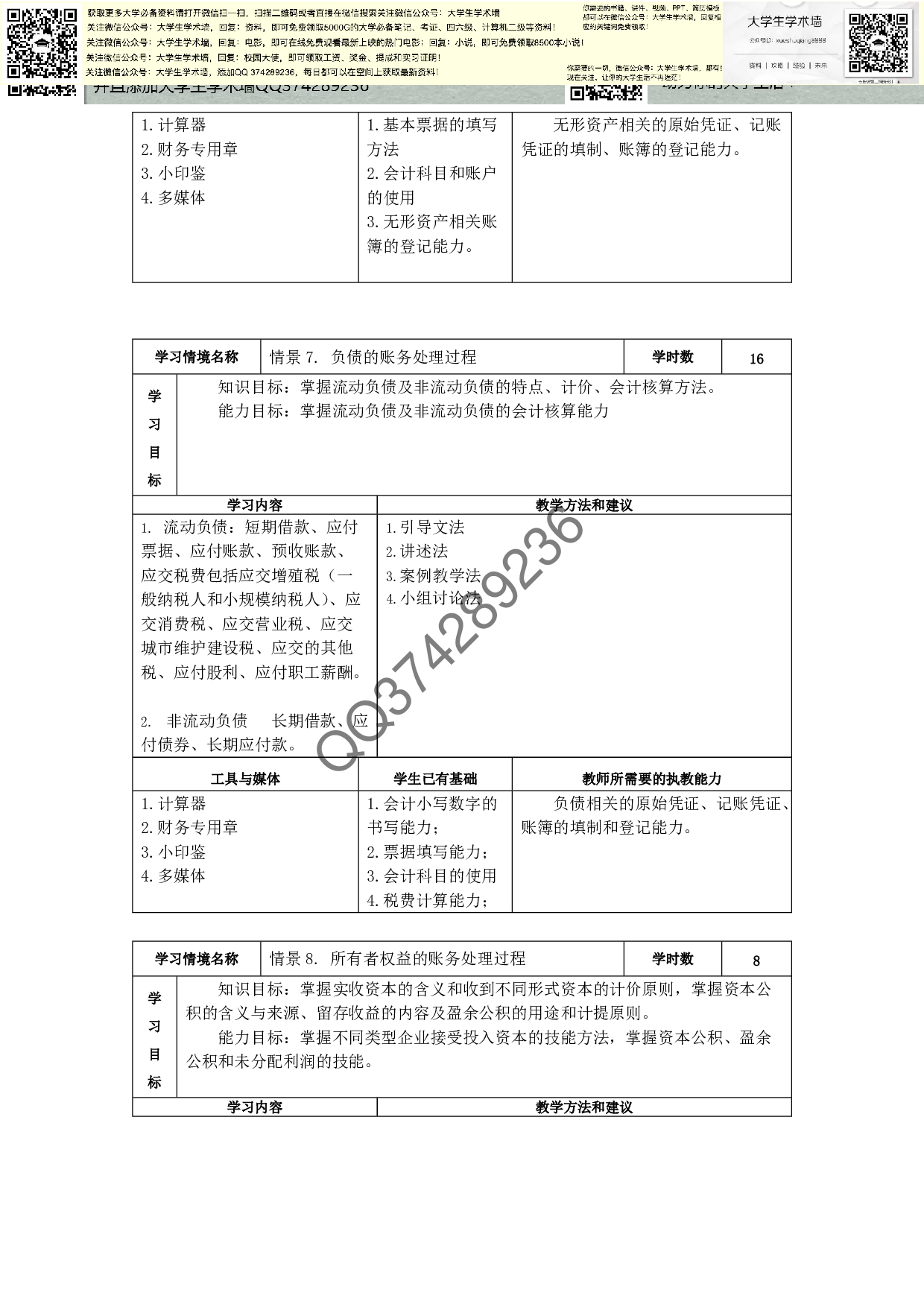 《财务会计》课程标准.pdf 第6页