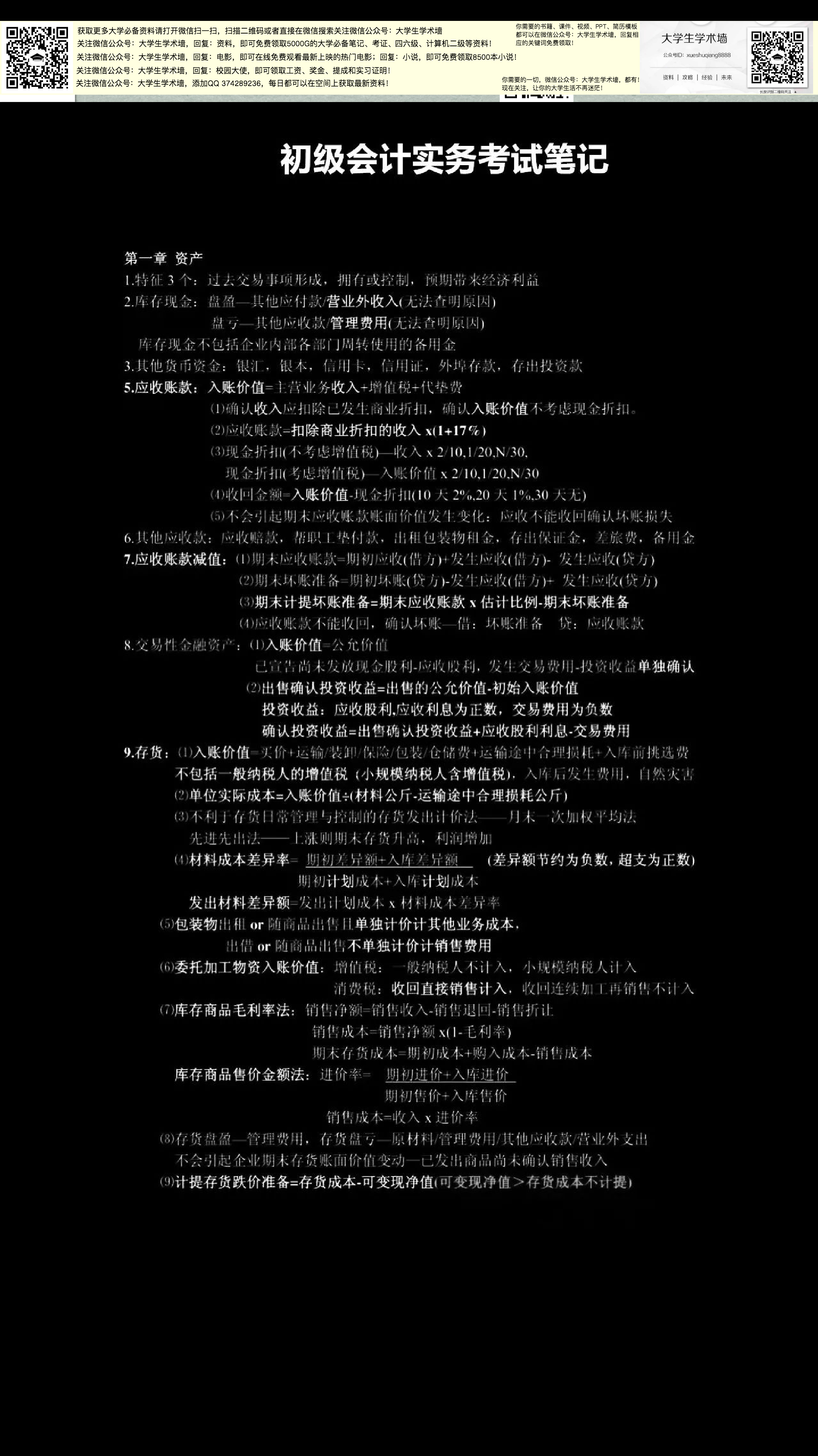 [初级会计实务考试笔记].pdf 第1页