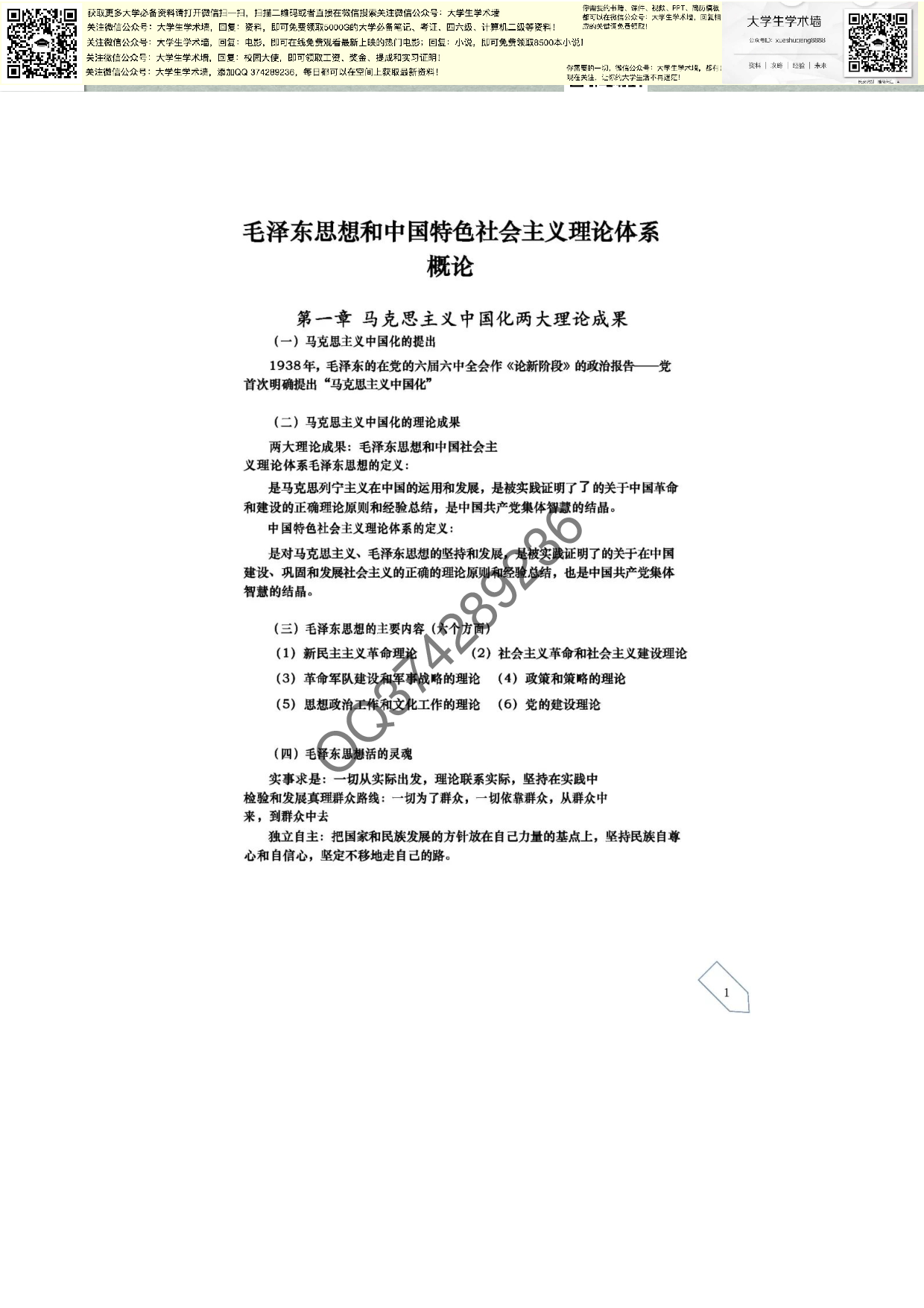 毛泽东思想和中国特色社会主义理论体系概论笔记.pdf 第2页