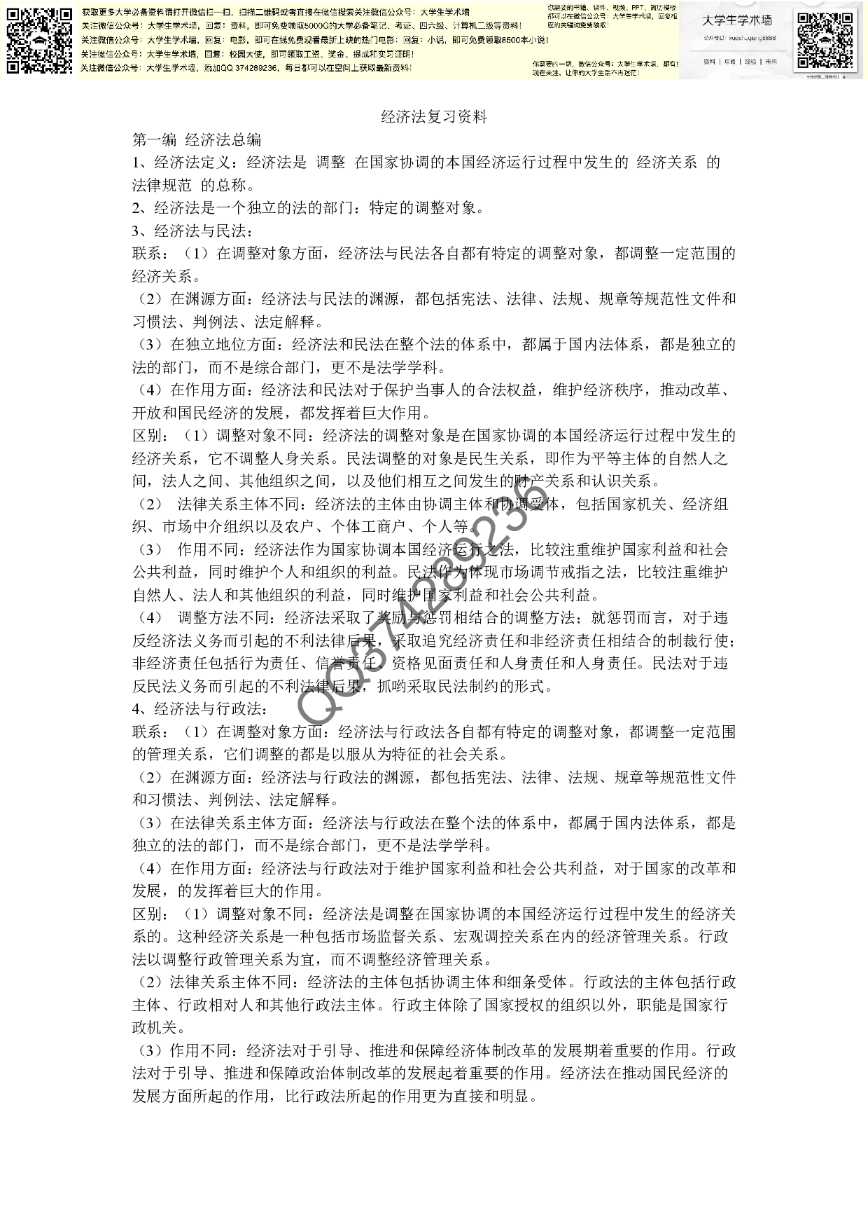经济法复习资料.pdf 第1页