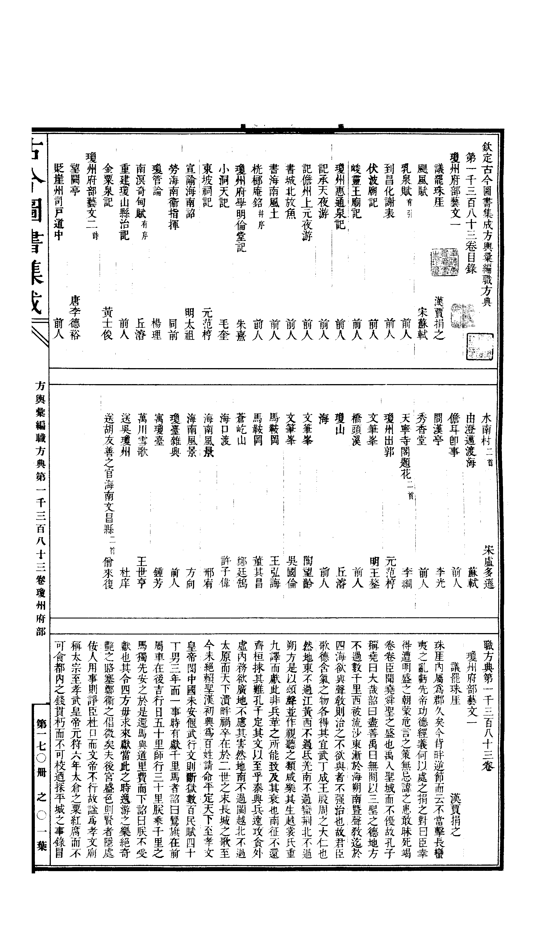 170 古今图书集成·方舆汇编·职方典·卷一千三.pdf 第2页