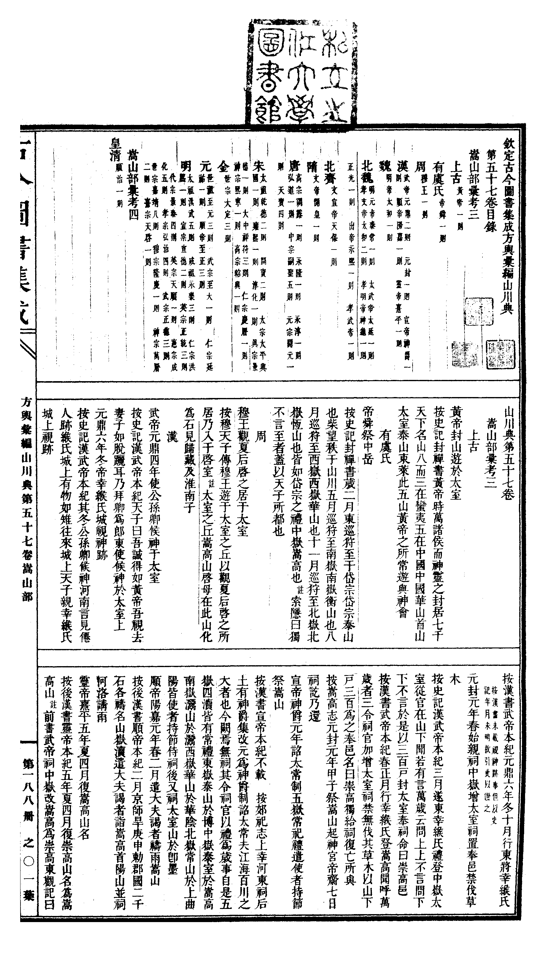 188 古今图书集成·方舆汇编·山川典·卷五十七.pdf 第2页