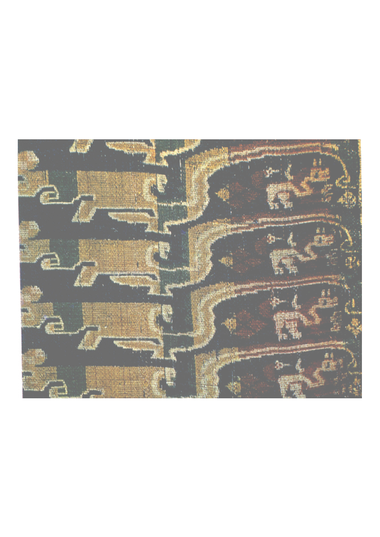 北朝 云兽纹锦（新疆 阿斯塔纳墓）.pdf 第1页