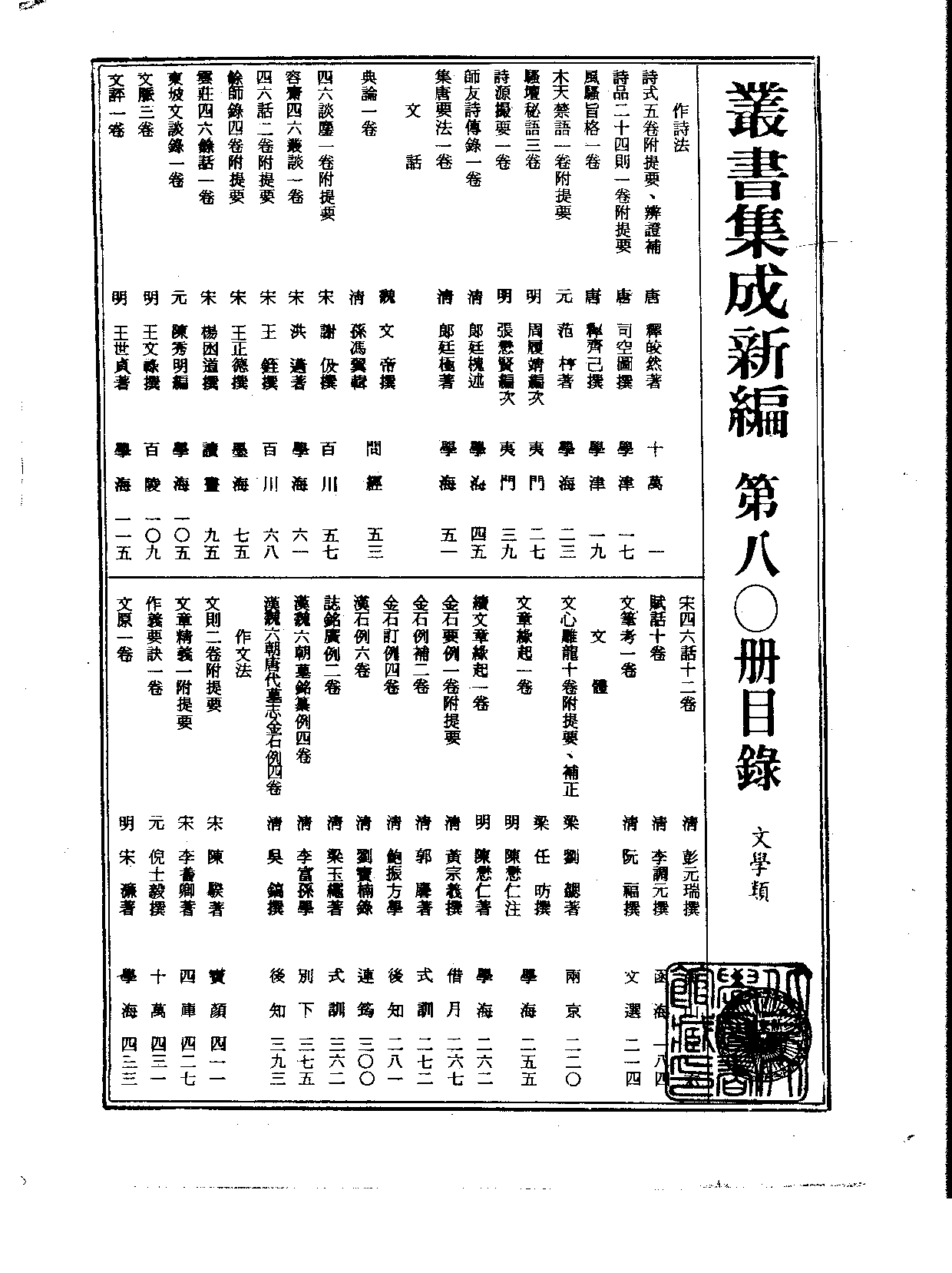 丛书集成新编.第080册.文学类.pdf 第2页