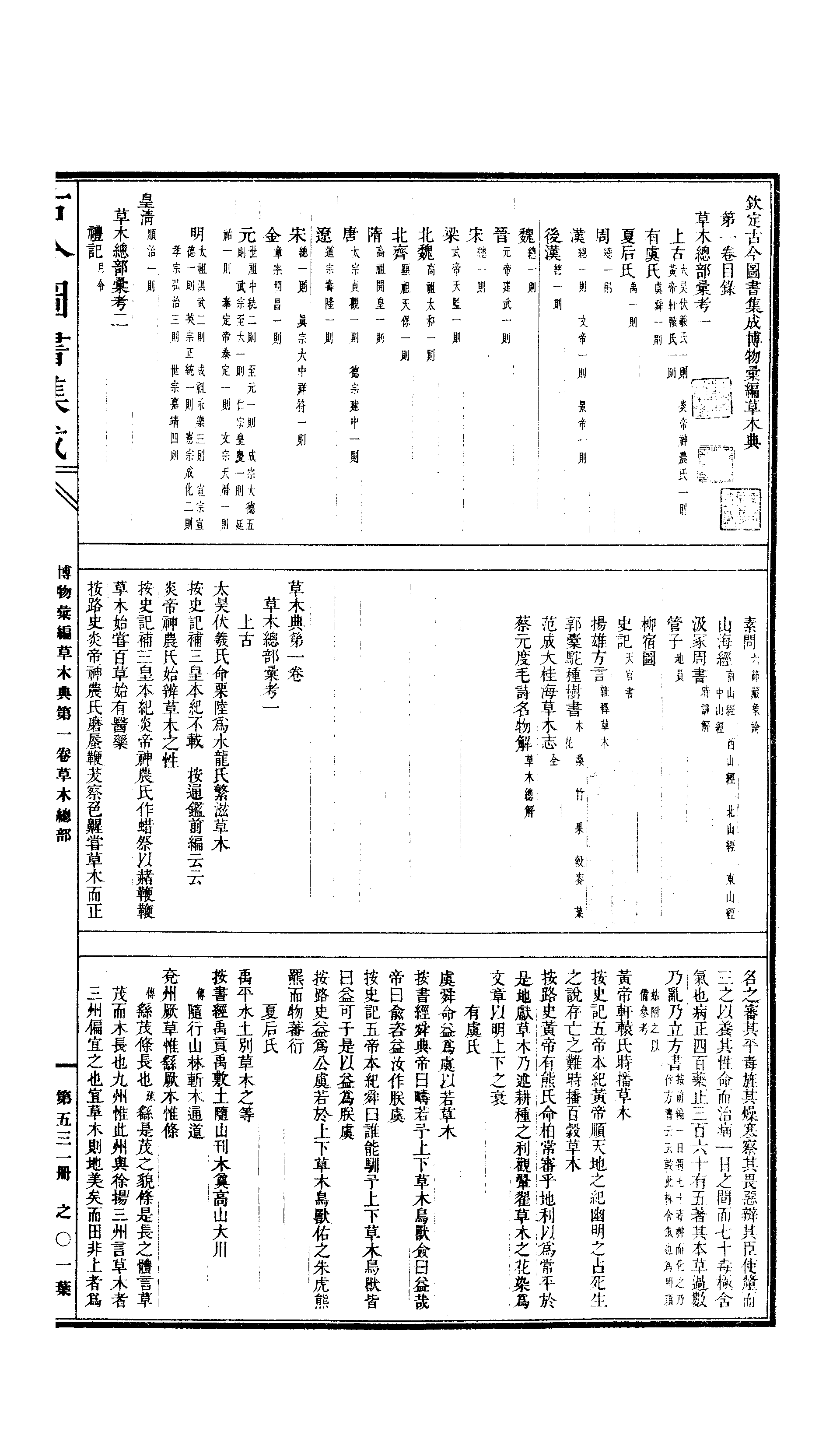 531 古今图书集成·博物汇编·草木典·卷一～卷.pdf 第2页