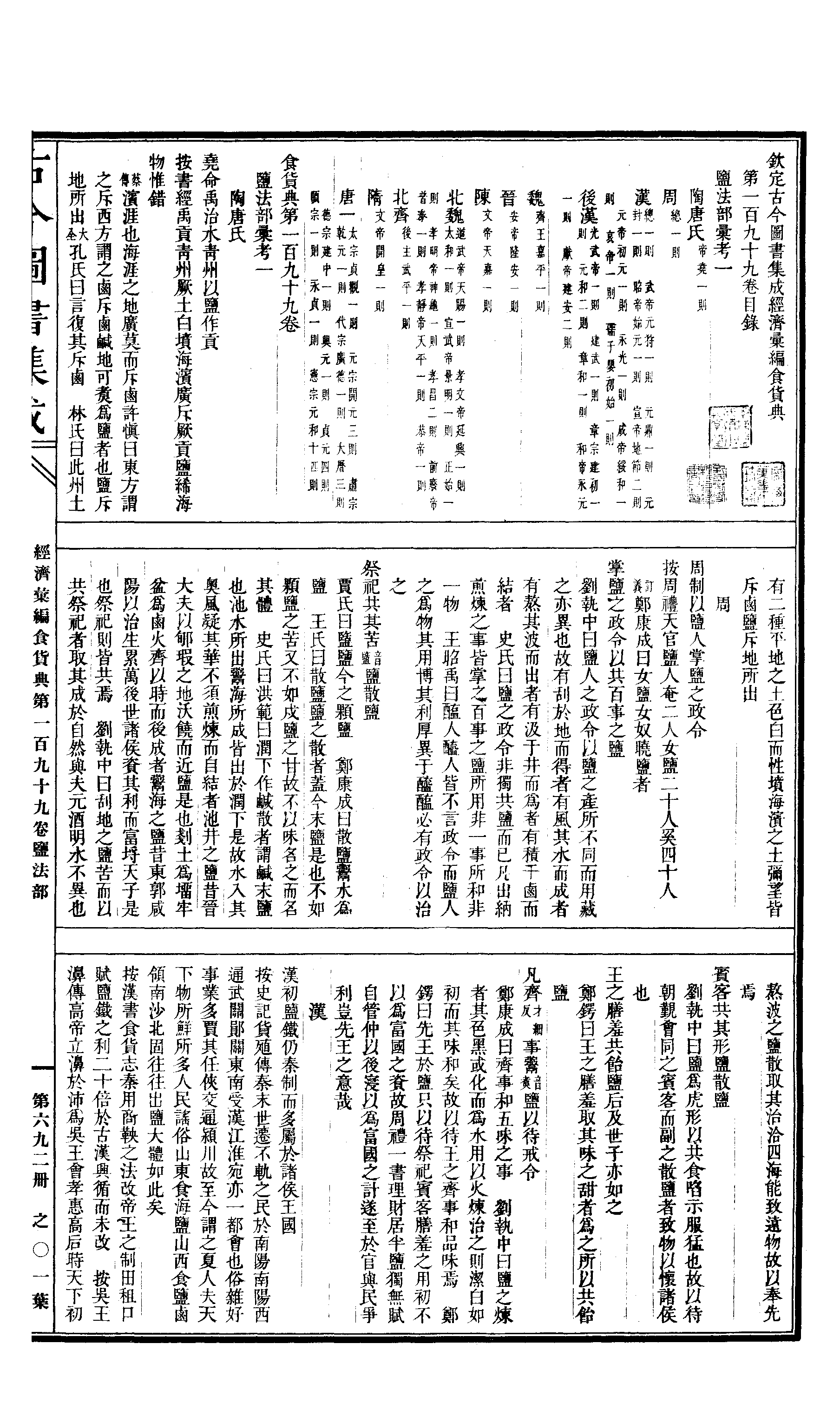 692 古今图书集成·经济汇编·食货典·卷一百九.pdf 第2页