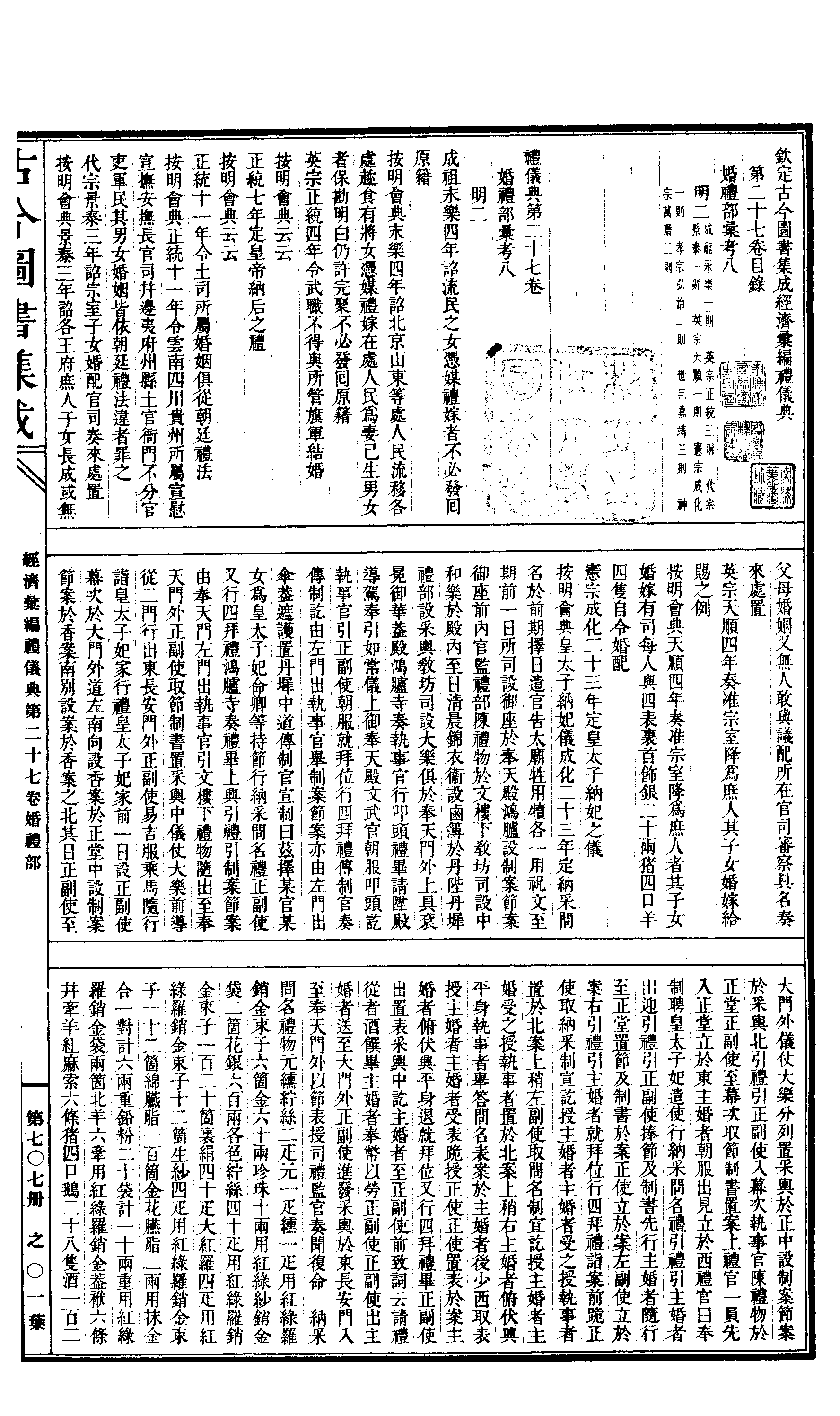 707 古今图书集成·经济汇编·礼仪典·卷二十七.pdf 第2页