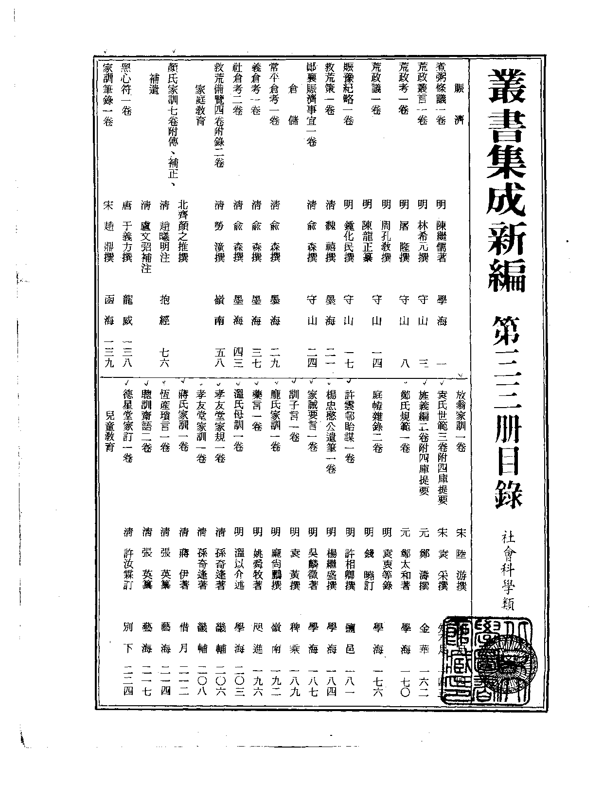 丛书集成新编.第033册.社会科学类.pdf 第2页