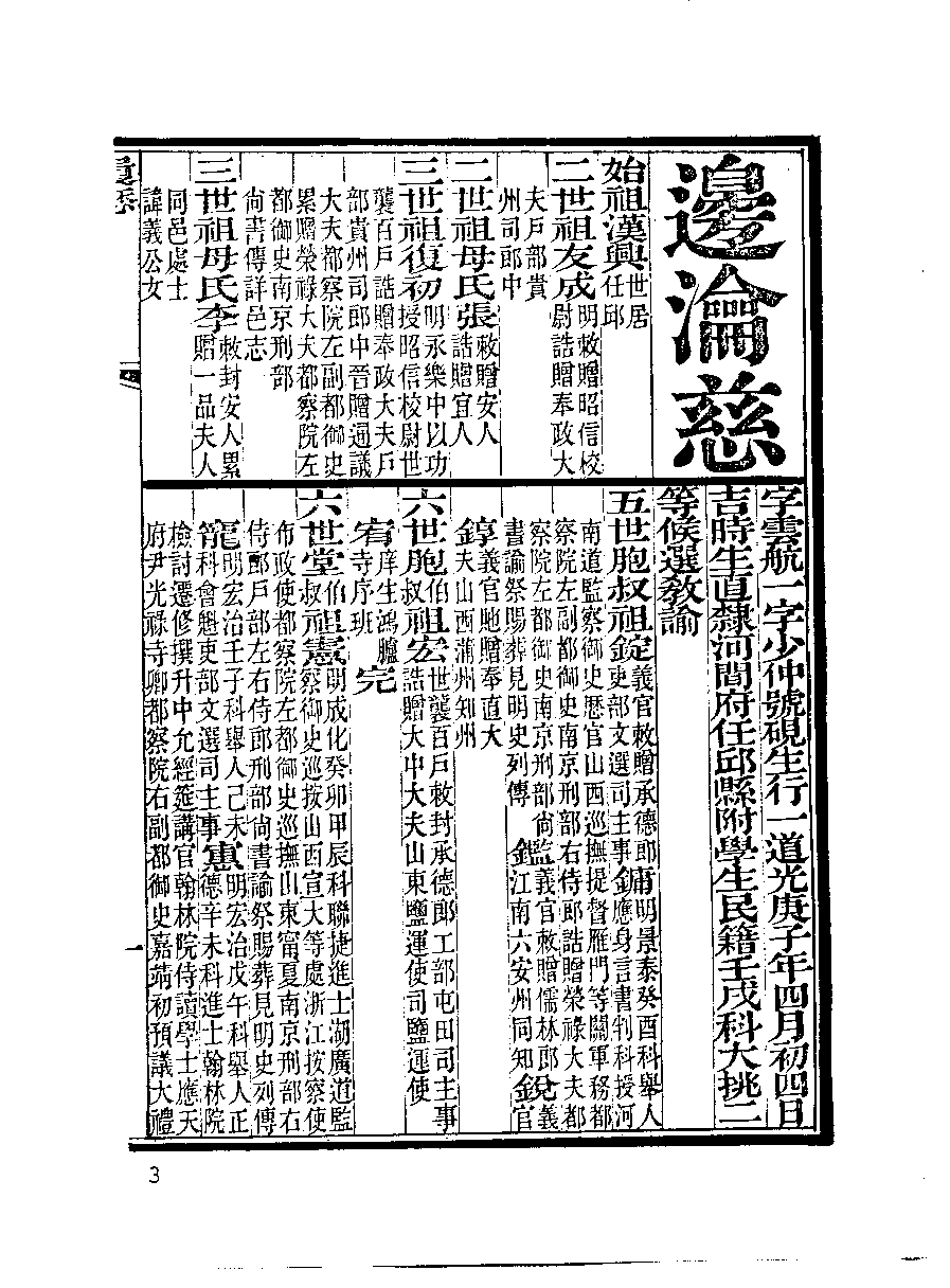 清代硃卷集成  （35）.pdf 第4页